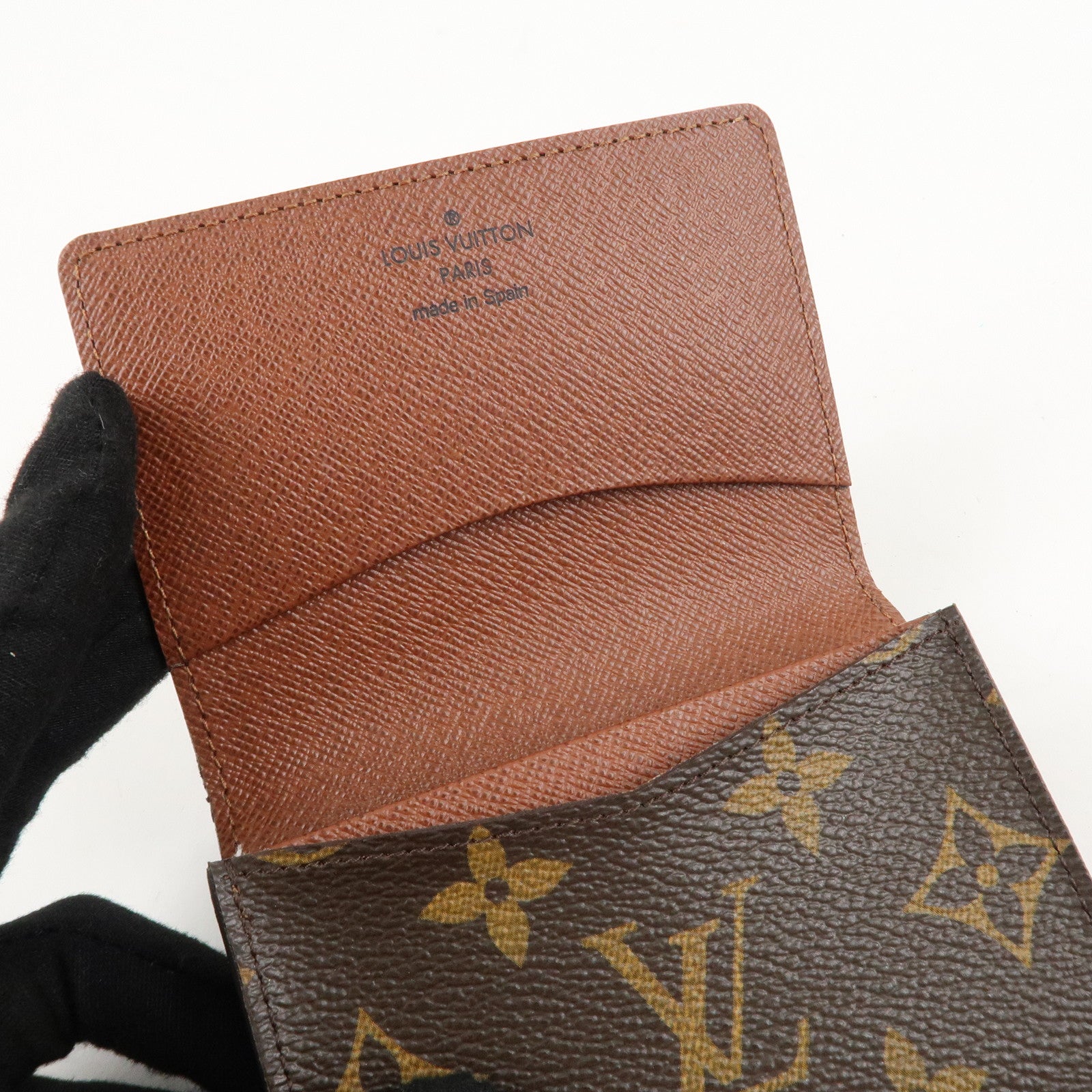 Louis Vuitton Monogram Enveloppe Carte de Visite Card Case M62920 Used