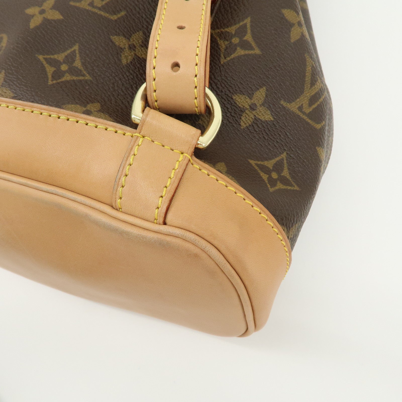 Louis Vuitton Monogram Montsouris MM Back Pack Bag M51136 Used