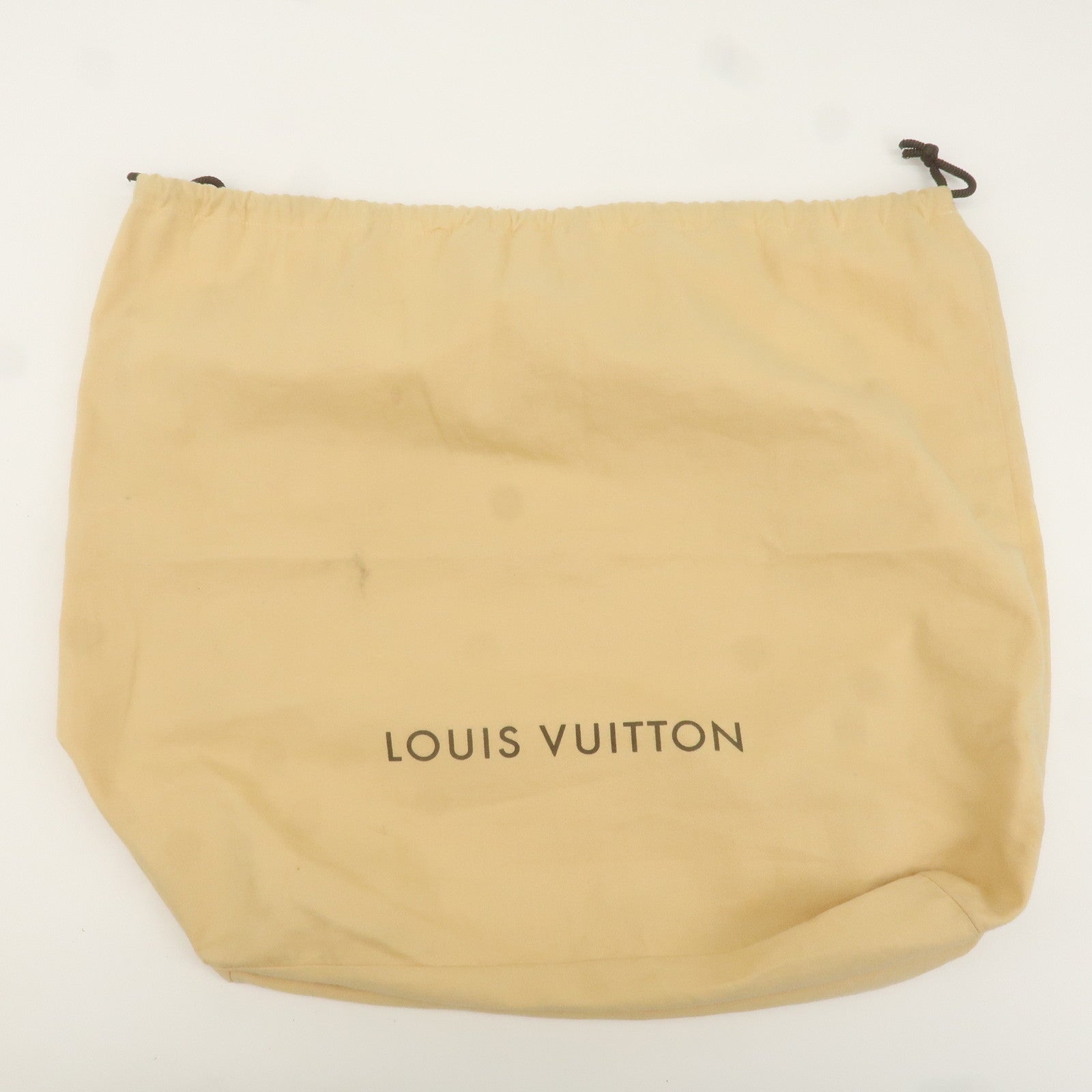 Louis Vuitton Set of 10 Dust Bag Storage Bag Drawstring Flap Beige