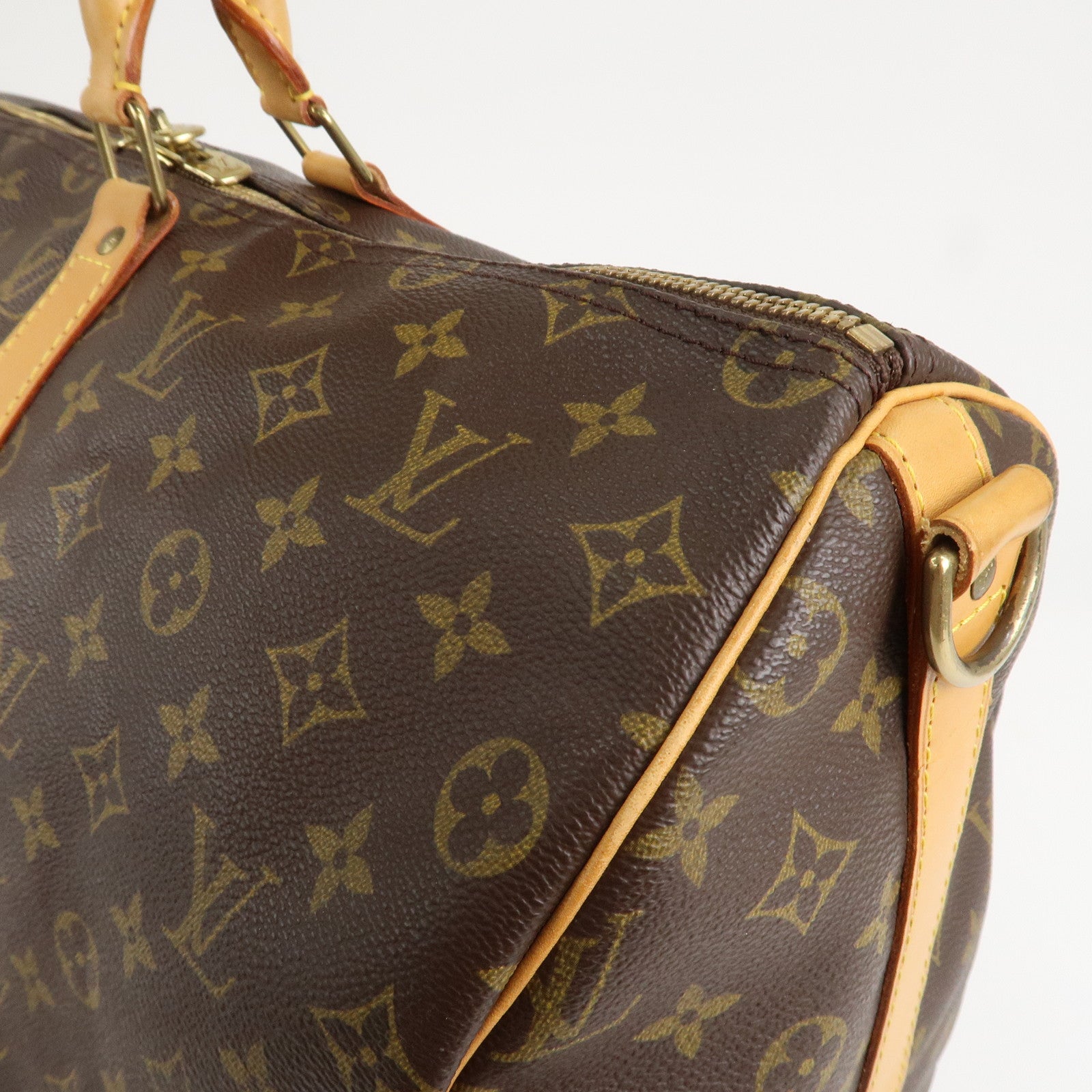 Louis Vuitton Monogram Keep All Bandouliere 50 Boston Bag M41416 Used