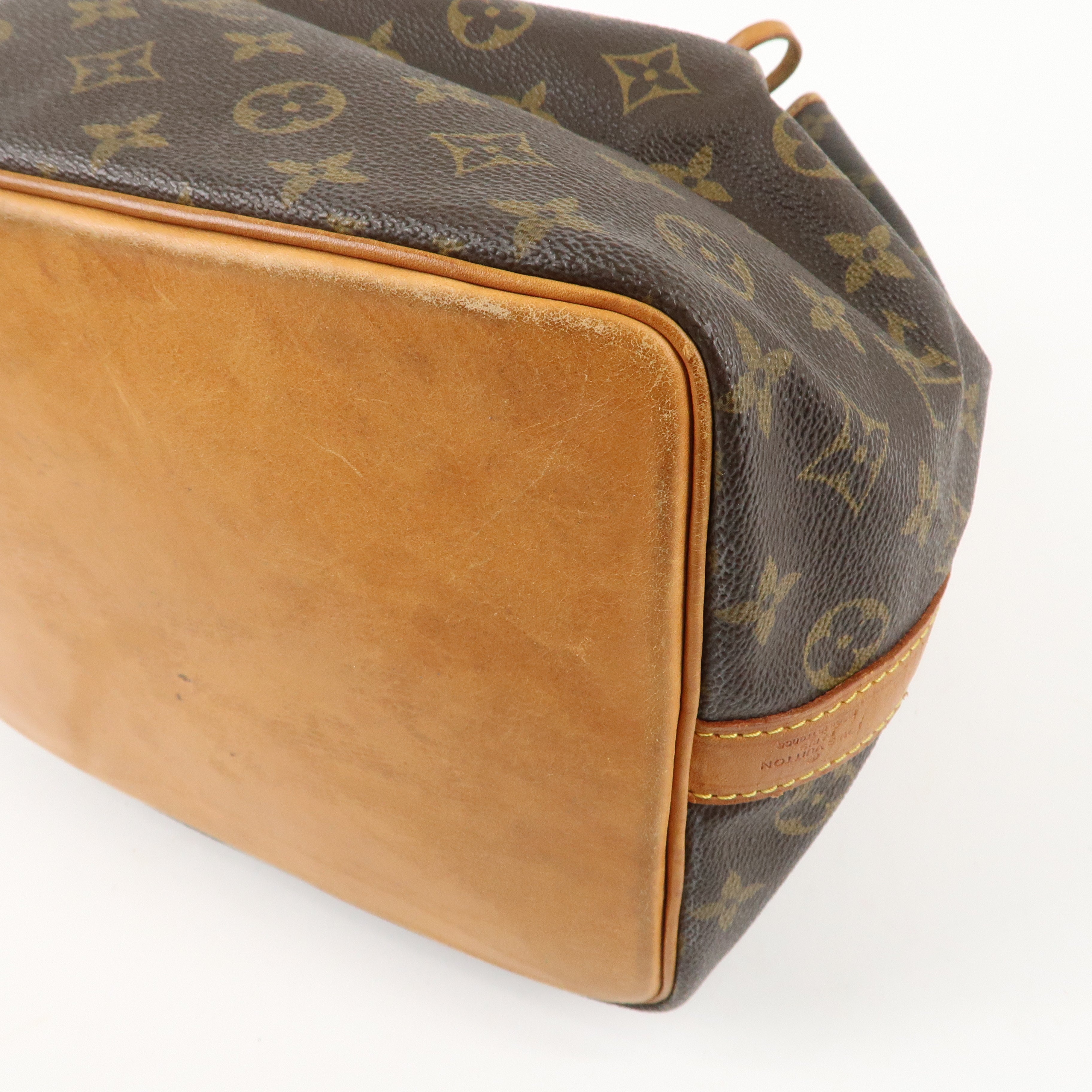 Louis Vuitton Monogram Petit Noe Shoulder Bag Brown M42226