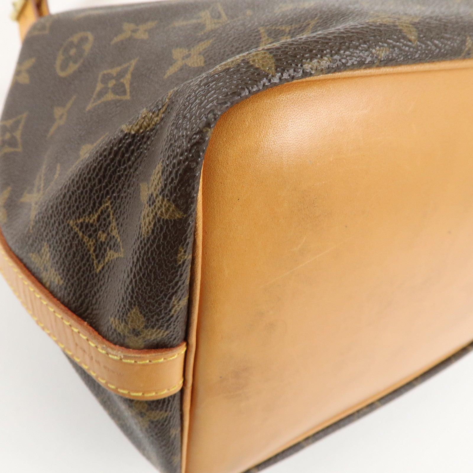 Louis Vuitton Monogram Petit Noe Shoulder Bag Brown M42226