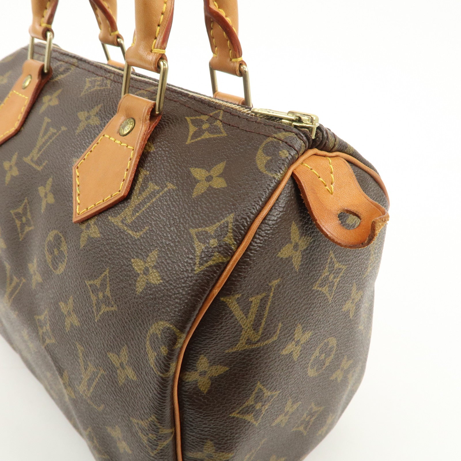 Louis Vuitton Monogram Speedy 25 Hand Bag Boston Bag M41528 Used