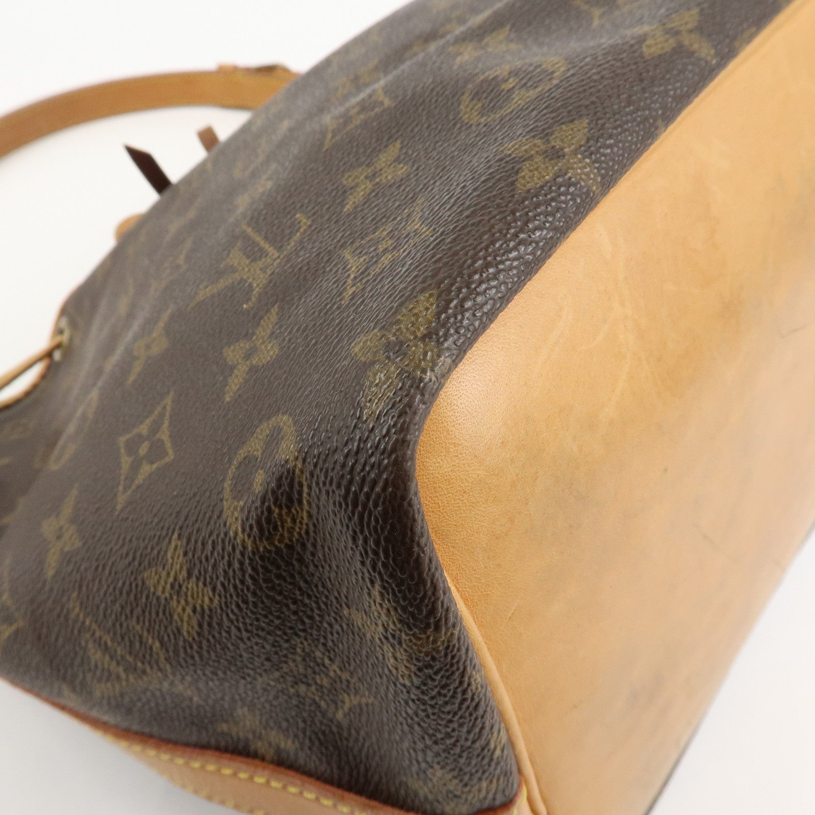 Louis Vuitton Monogram Petit Noe Shoulder Bag Brown M42226 Used