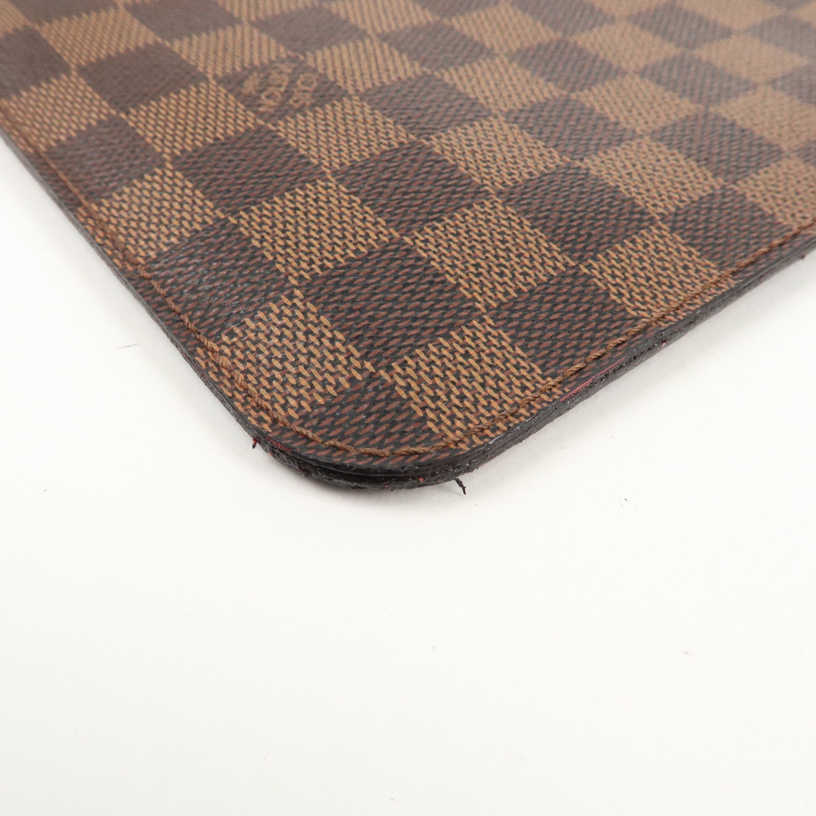 Louis Vuitton Damier Pouch for Neverfull MM Brown Used