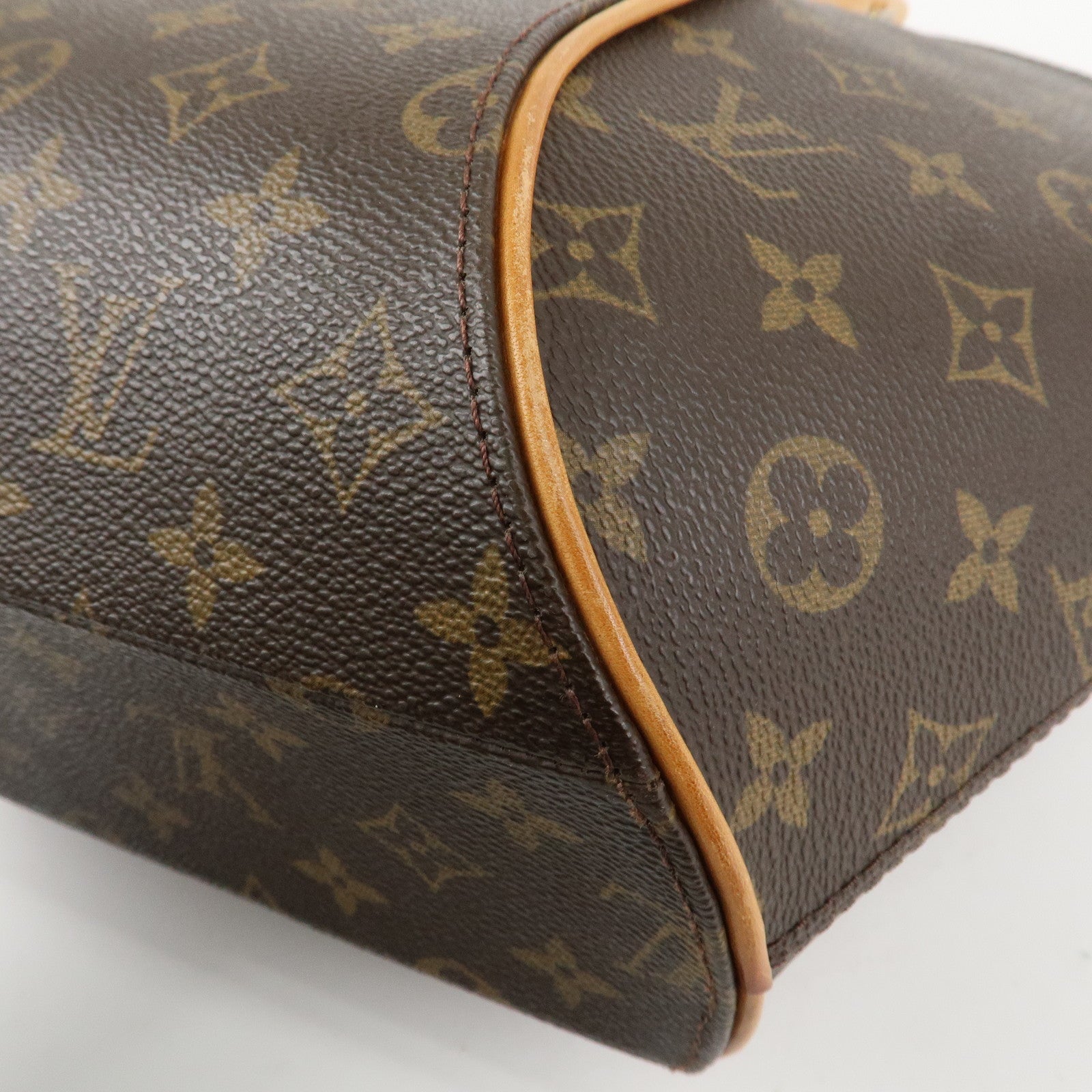 Louis Vuitton Monogram Ellipse MM Hand Bag Brown M51126 Used