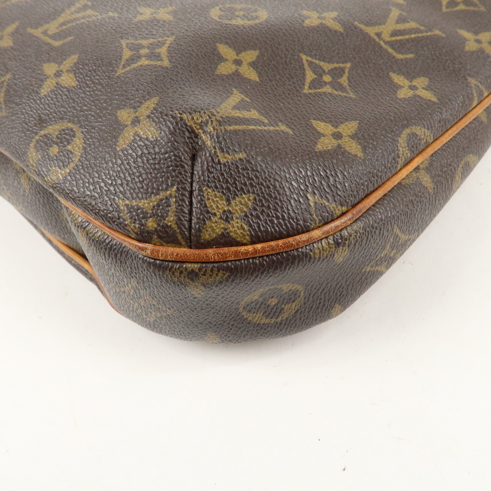 Louis Vuitton Monogram Odeon MM Shoulder Bag Brown M56389