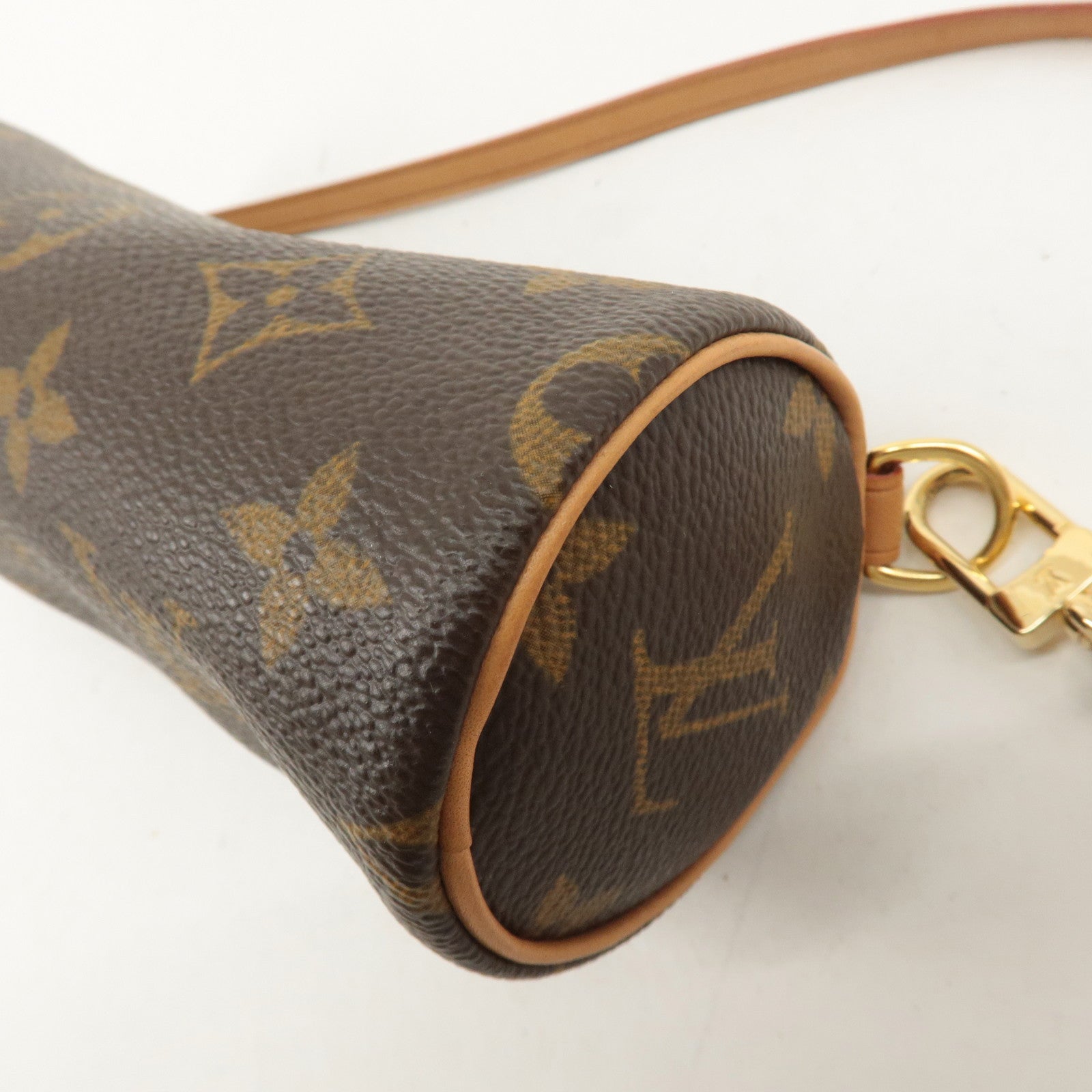 Louis Vuitton Monogram Mini Pouch for Papillon Hand Bag Brown