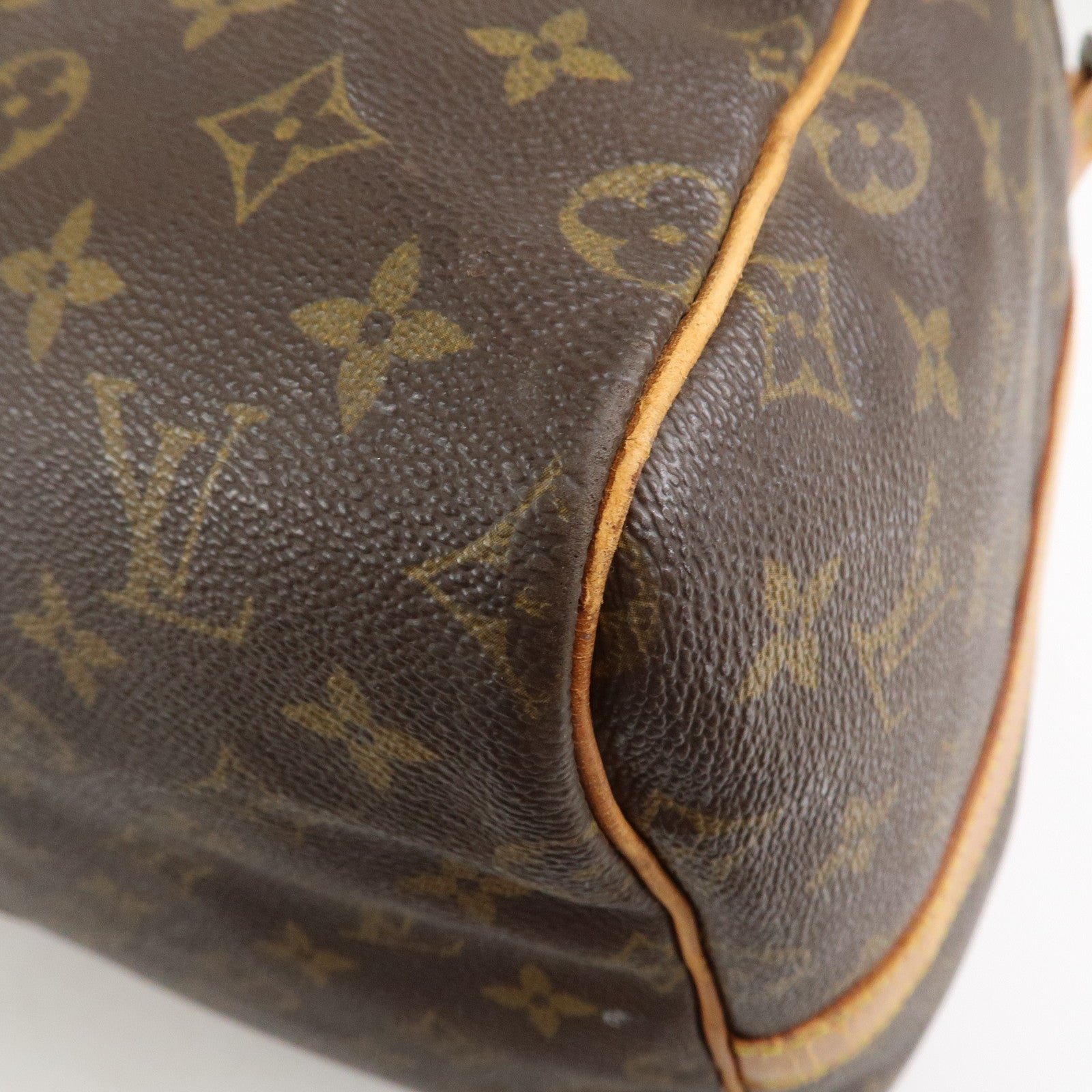 Louis Vuitton Keep All Bandouliere 55 Boston Bag Brown M56714 Used