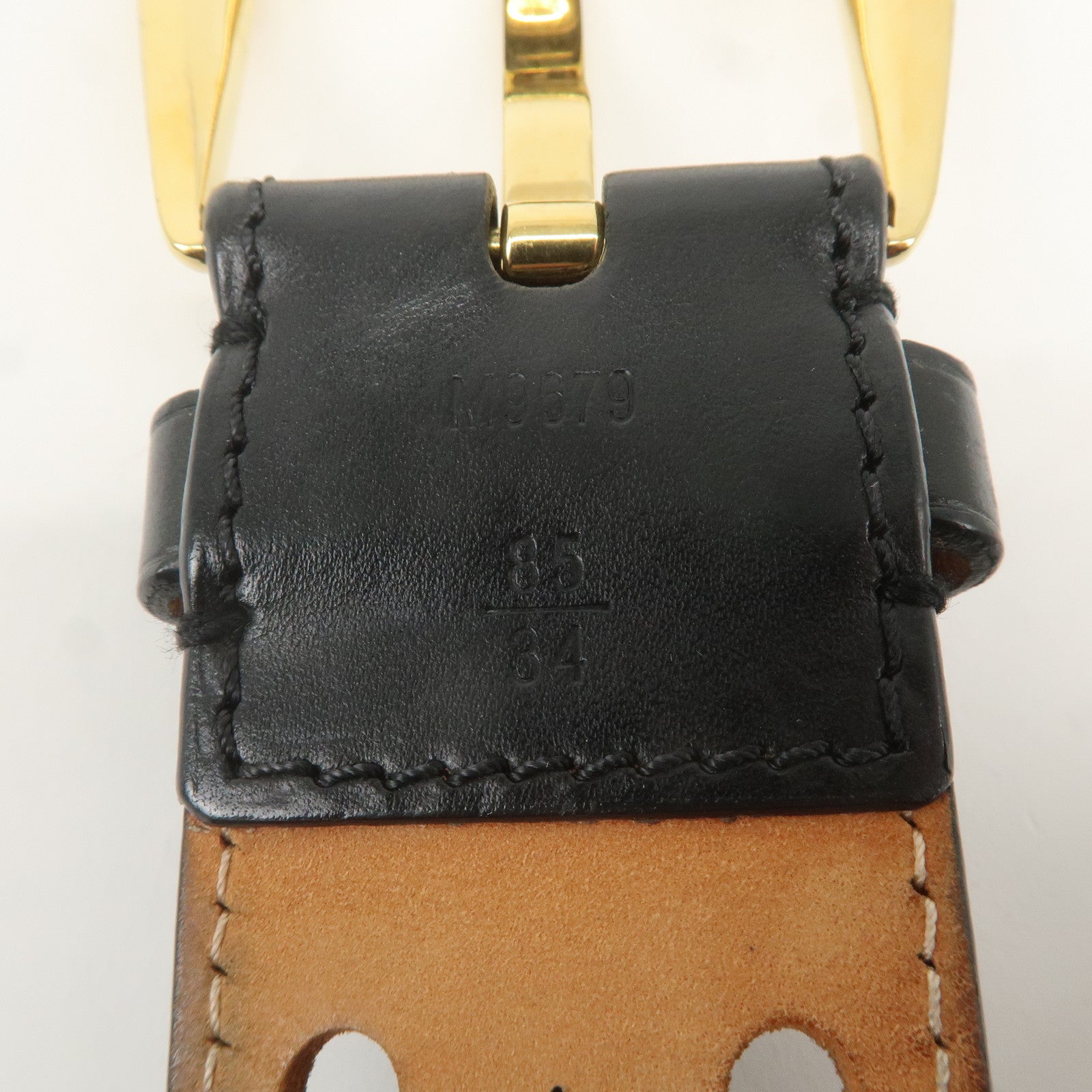 Louis Vuitton Saint-Tulle Belt Phoenix 40MM Vache 85/34 Noir