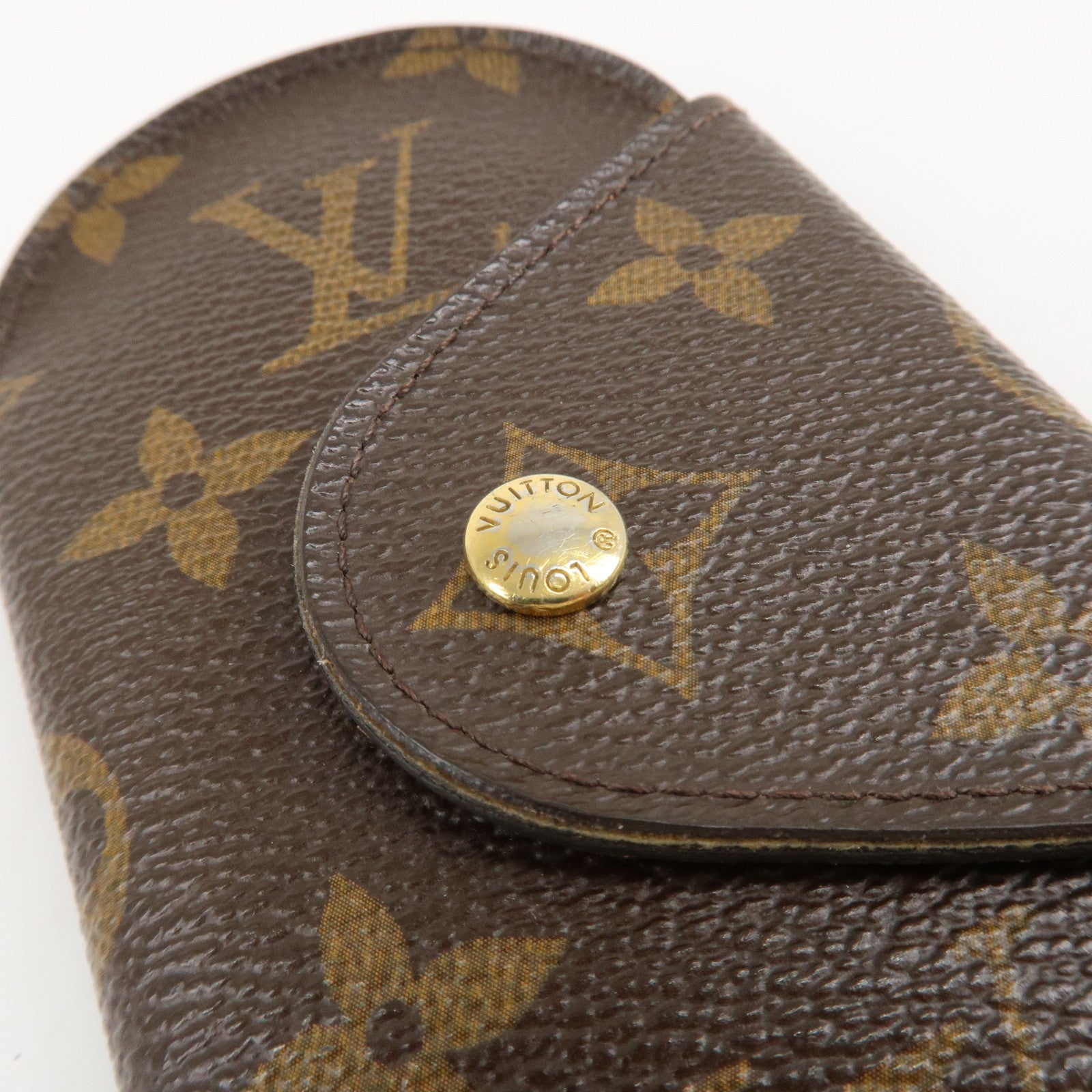 Louis Vuitton Monogram Rond GM Key Case Brown M60116 Used