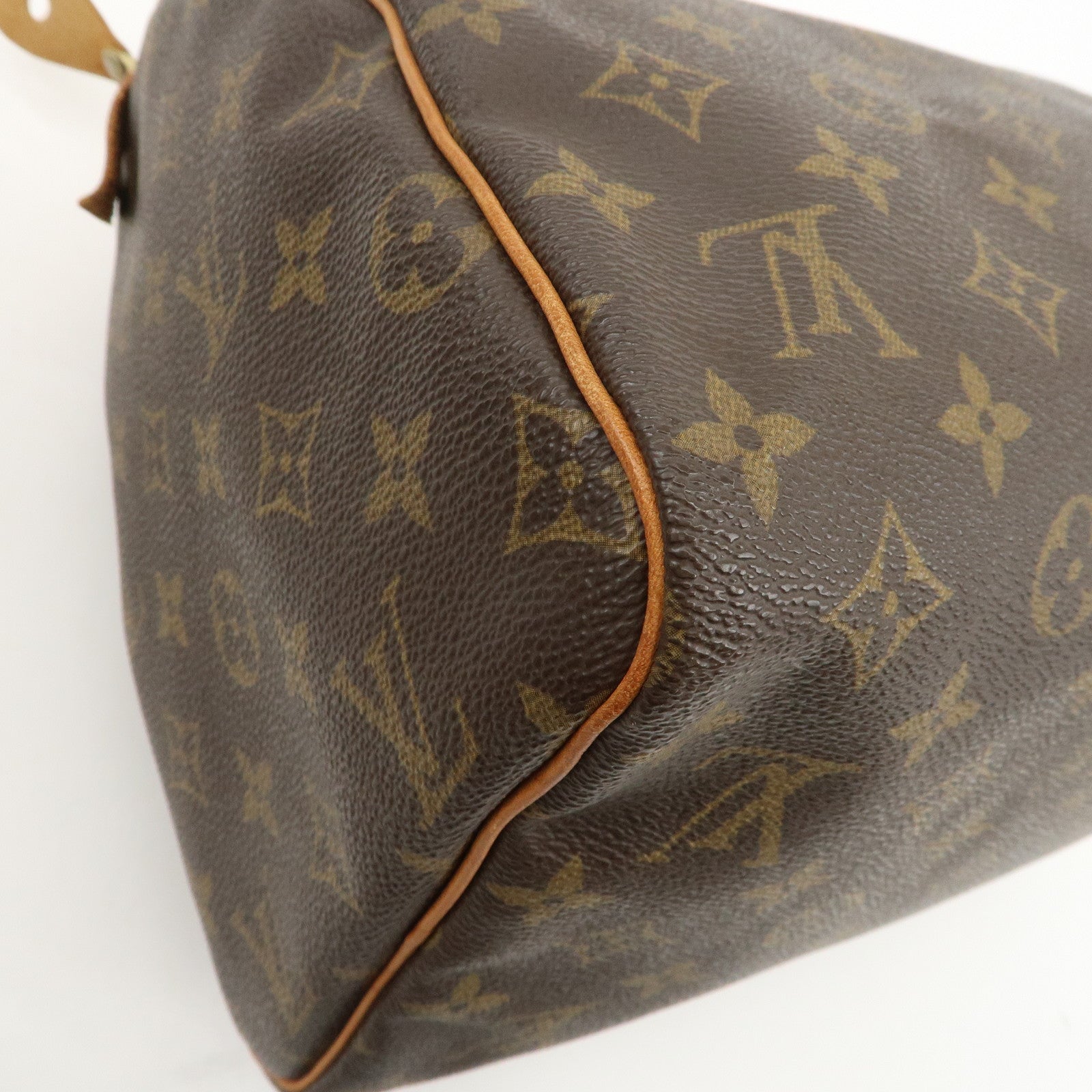 Louis Vuitton Monogram Speedy 30 Hand Bag Boston Bag M41108 Used