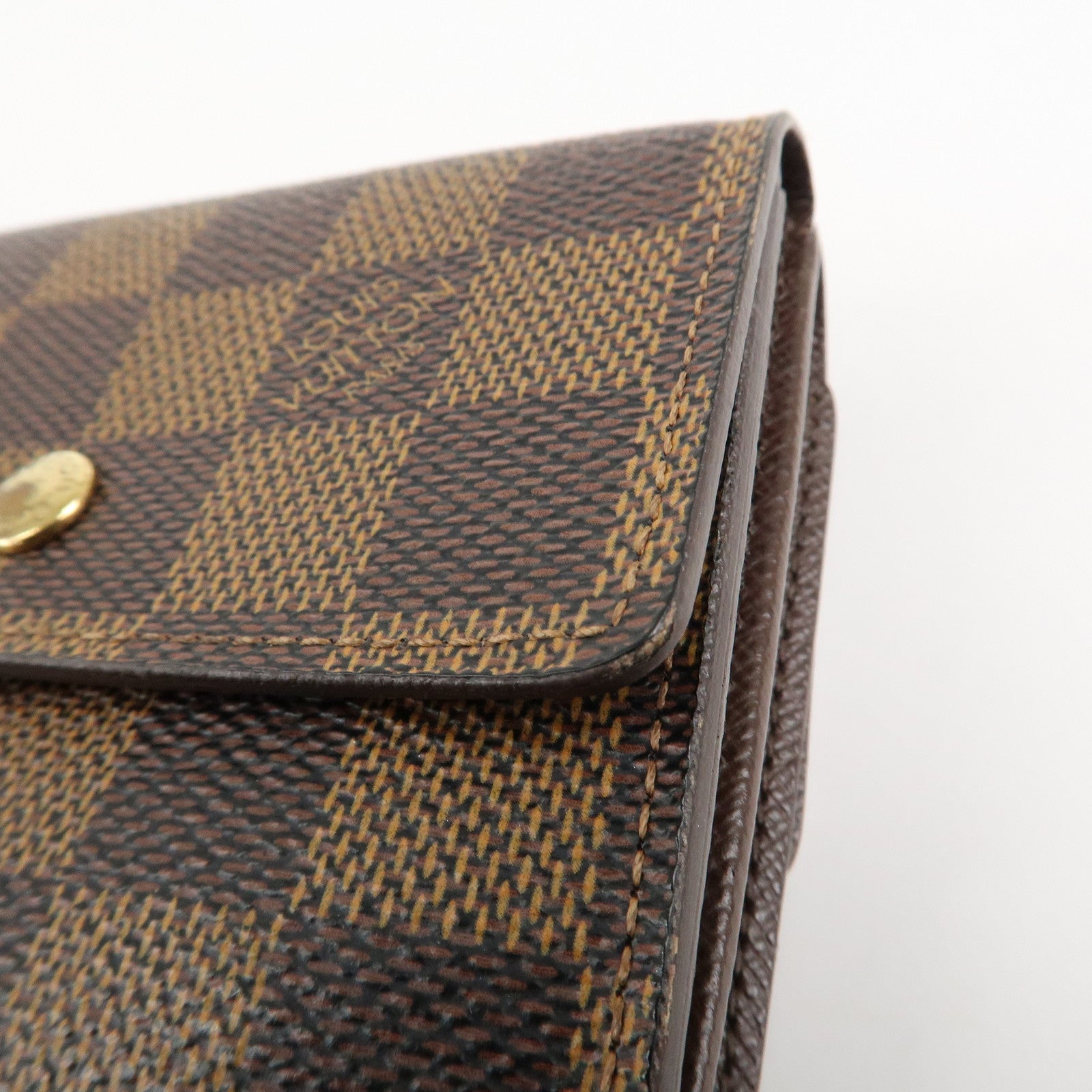 Louis Vuitton Damier Ebene Portefeuille Elise Wallet N61654