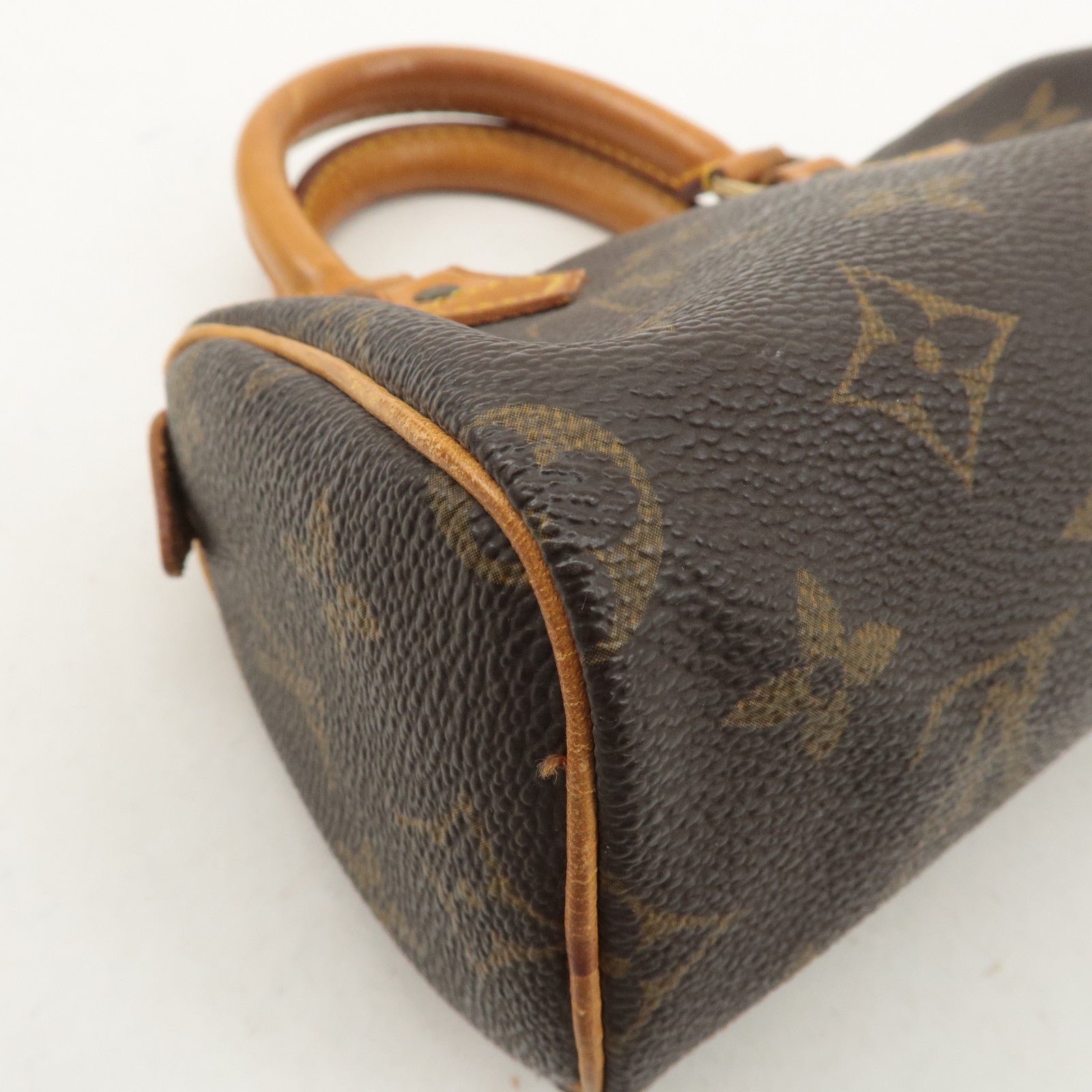 Louis Vuitton Monogram Mini Speedy Boston Bag Brown M41534