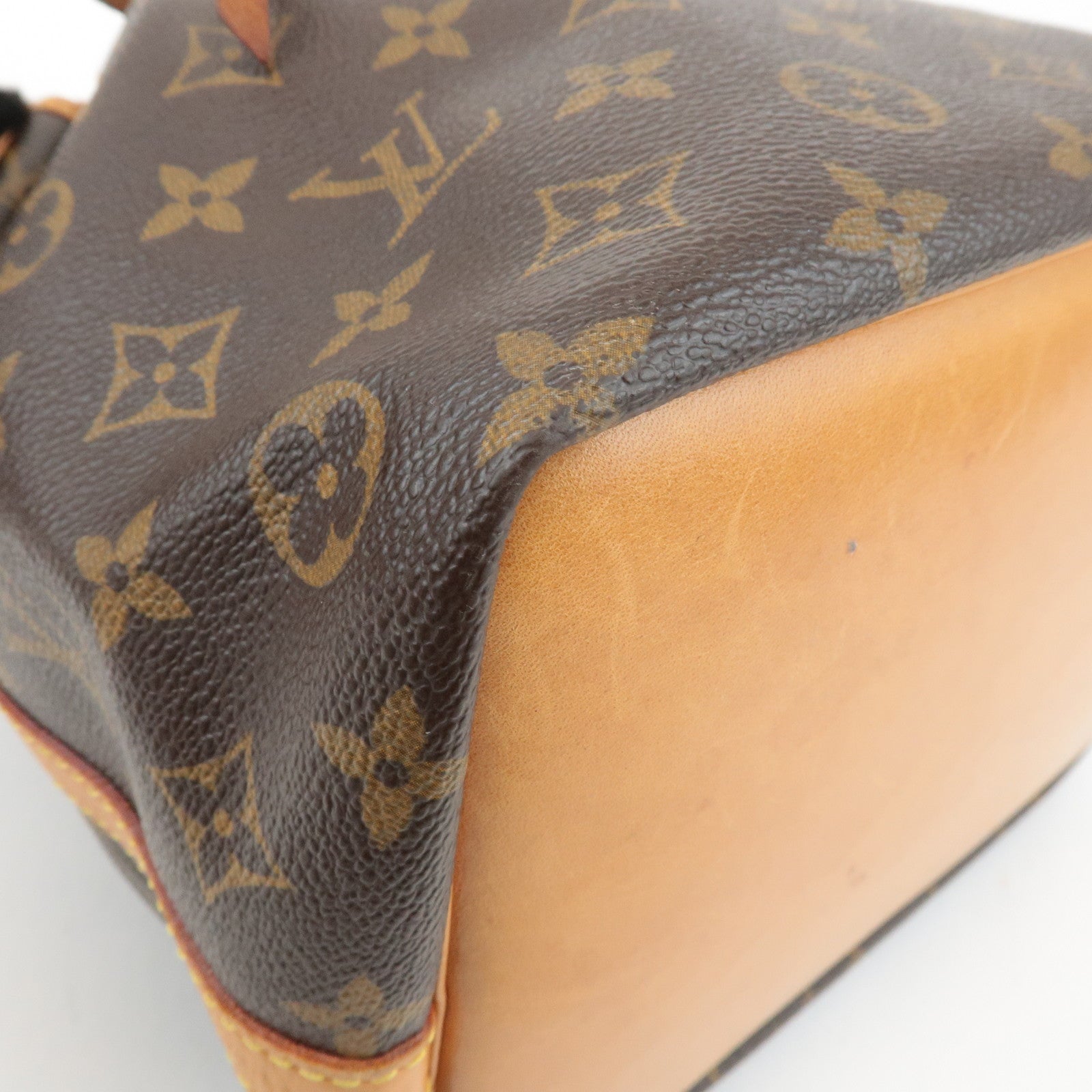 Louis Vuitton Monogram Petit Noe Shoulder Bag Brown M42226 Used