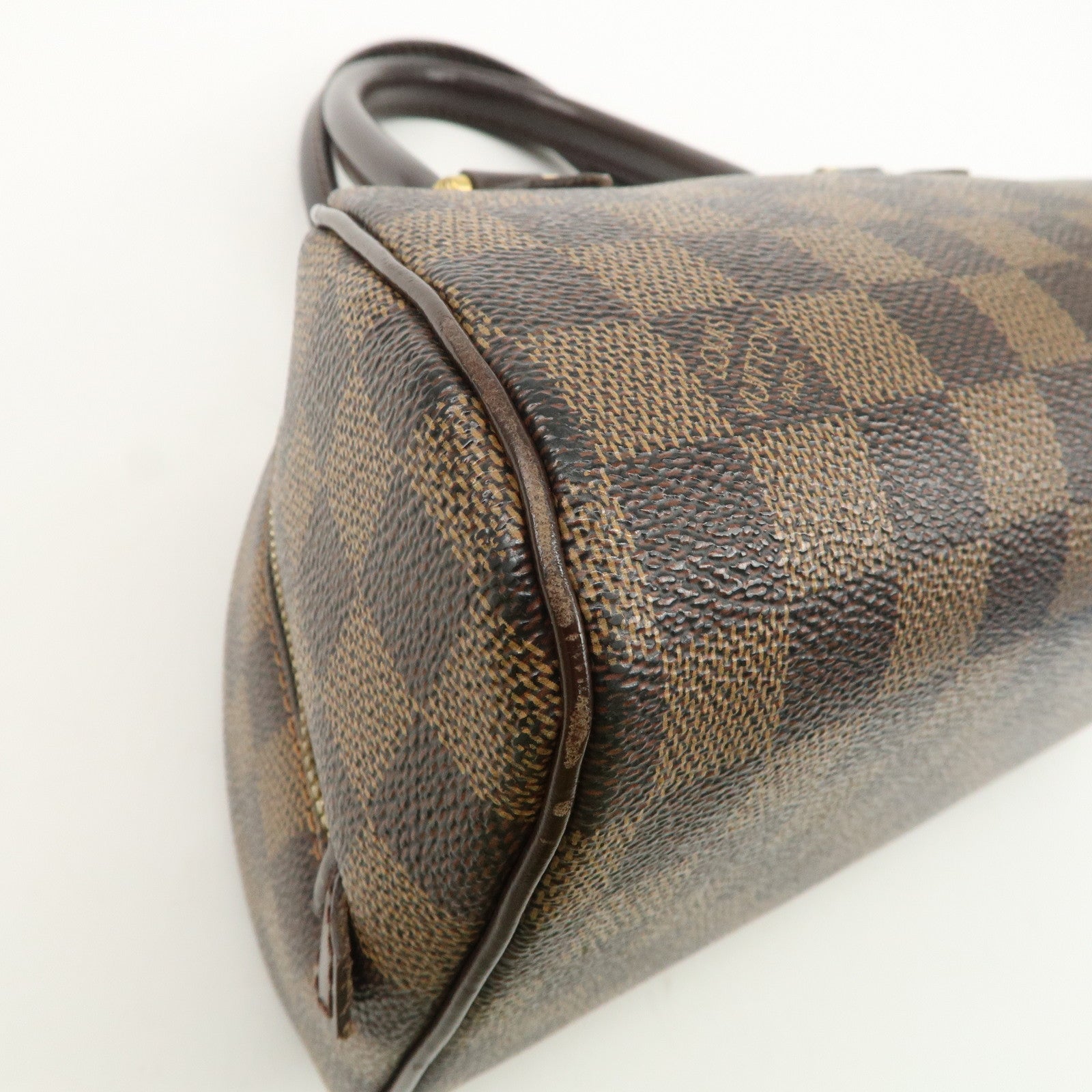 Louis Vuitton Damier Rivera Mini Hand Bag Damier Ebene N41436 Used