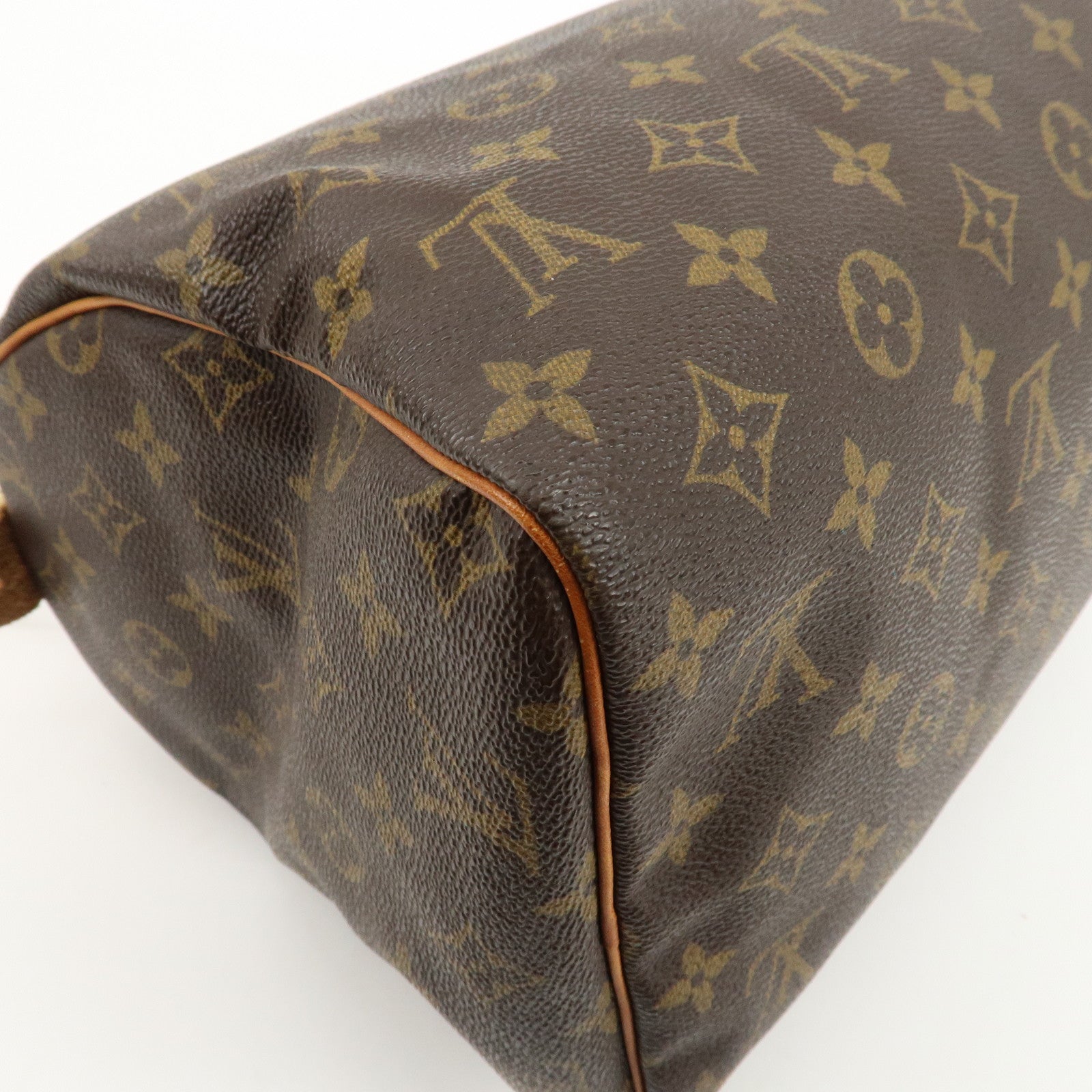 Louis Vuitton Monogram Speedy 30 Hand Bag Boston Bag M41108 Used