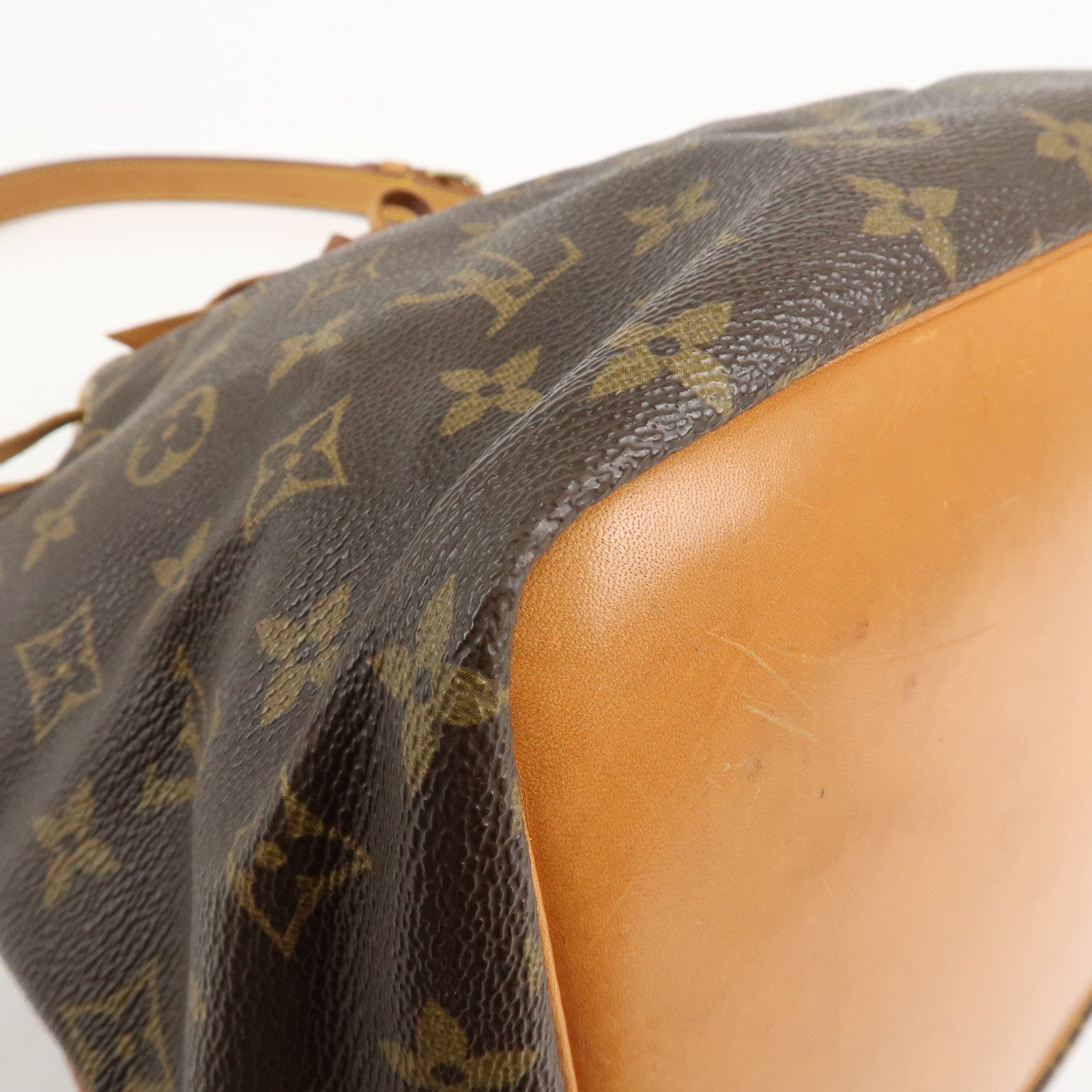 Louis Vuitton Monogram Petit Noe Shoulder Bag Brown M42226 Used