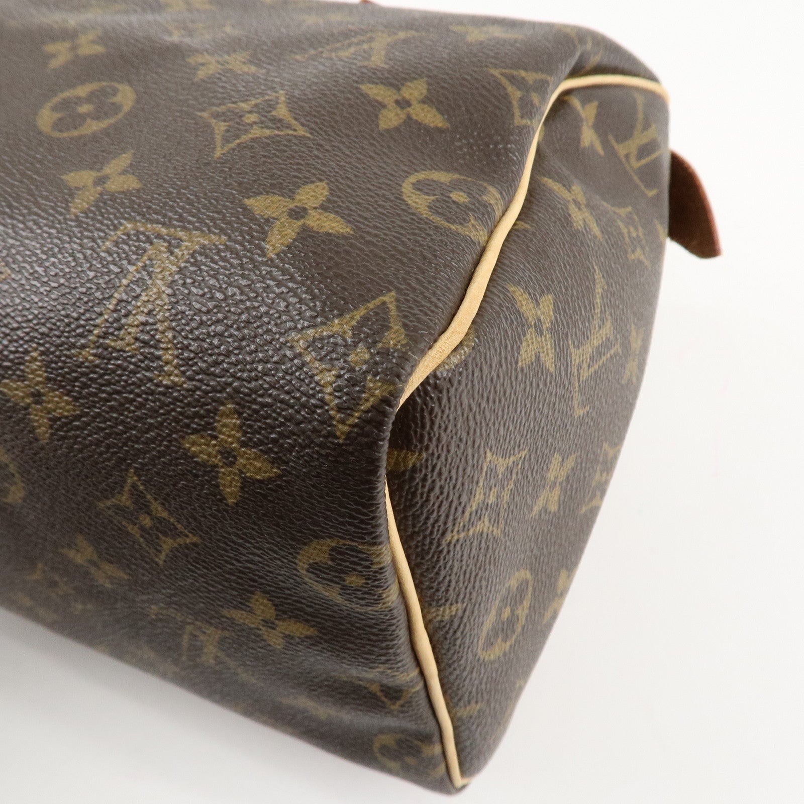 Louis Vuitton Monogram Speedy 25 Hand Bag Boston Bag M41528 Used