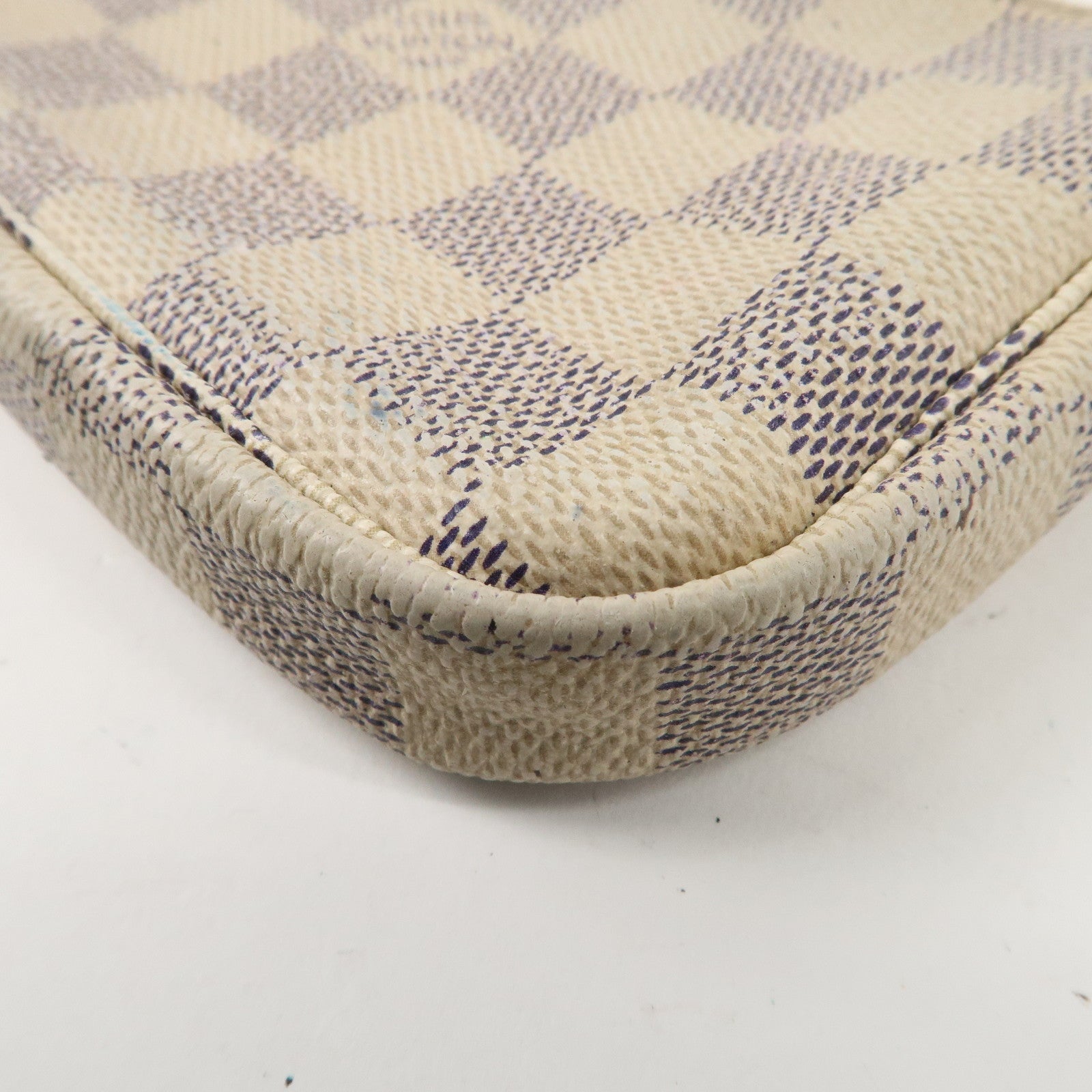 Louis Vuitton Damier Azur Mini Pochette Accessoires Pouch N58010