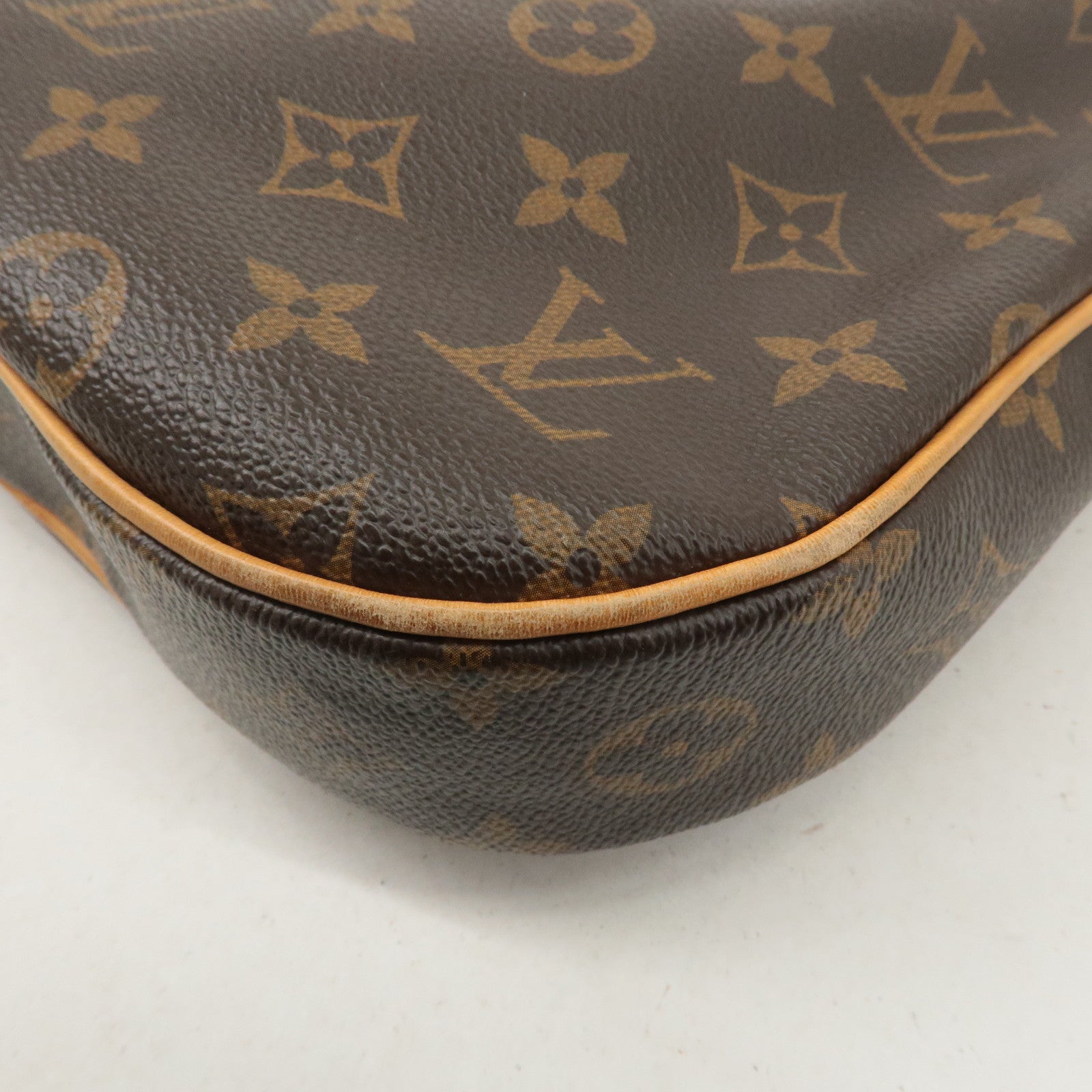 Louis Vuitton Monogram Odeon MM Shoulder Bag Brown M56389