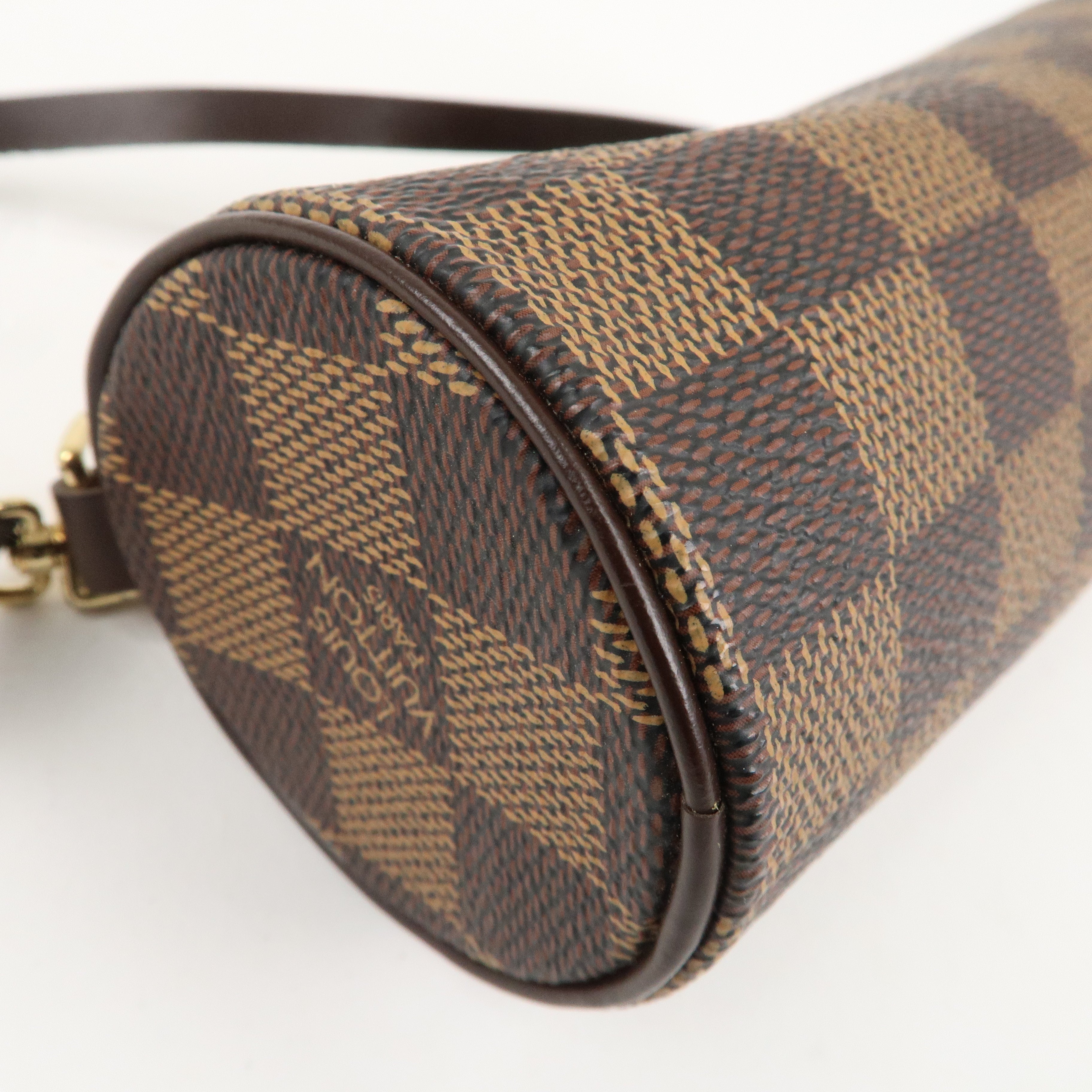 Louis Vuitton Damier Mini Pouch For Papillon Bag Brown