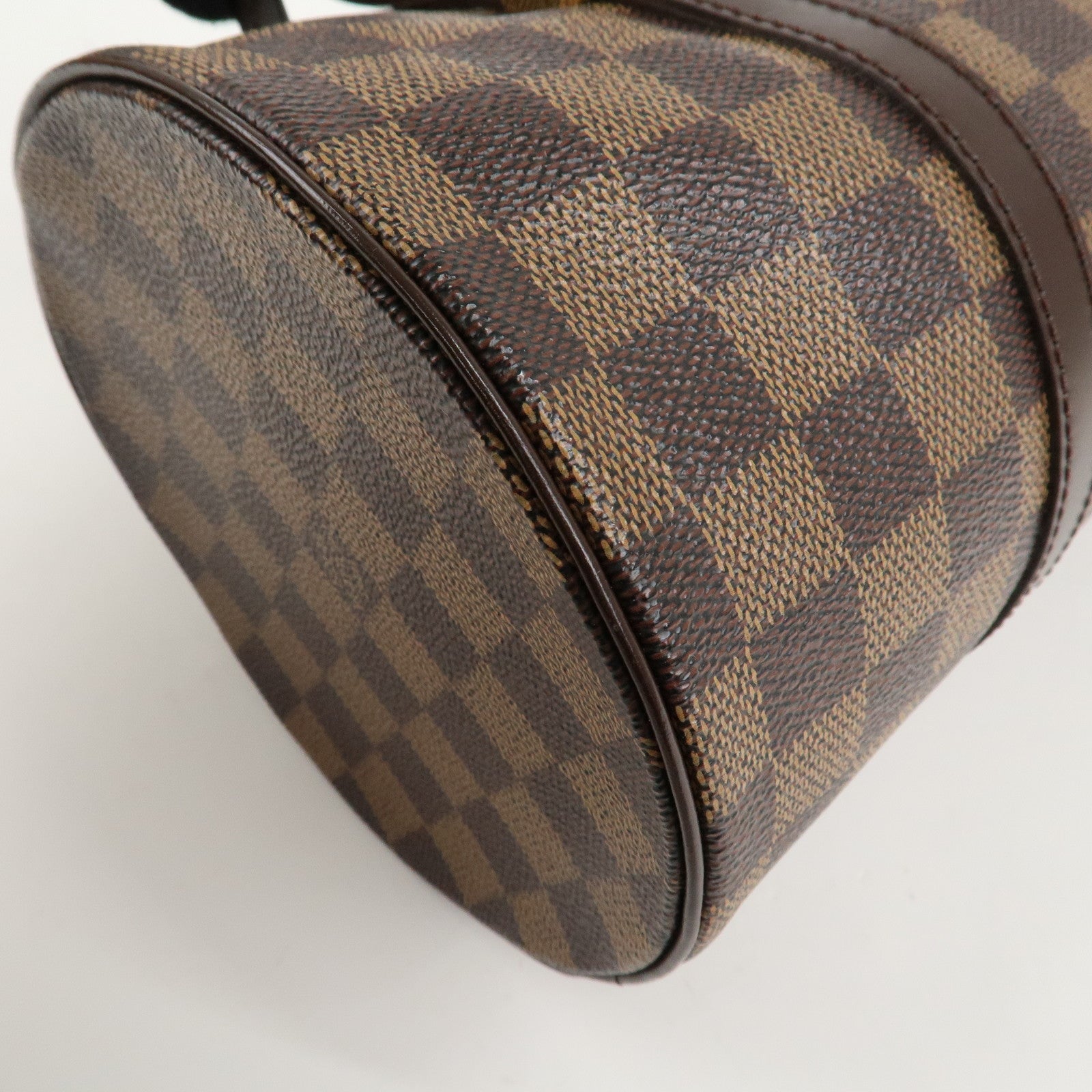 Louis Vuitton Damier Ebene Papillon30 Hand Bag N51303 Brown Used