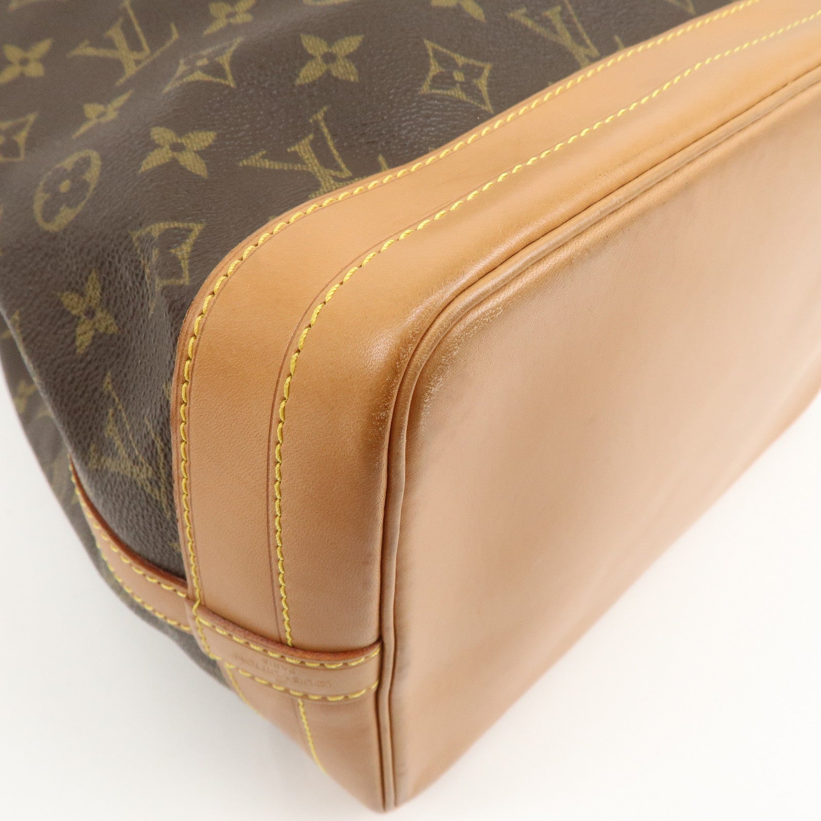 Louis Vuitton Monogram Noe Shoulder Bag Hand Bag Brown M42224 Used