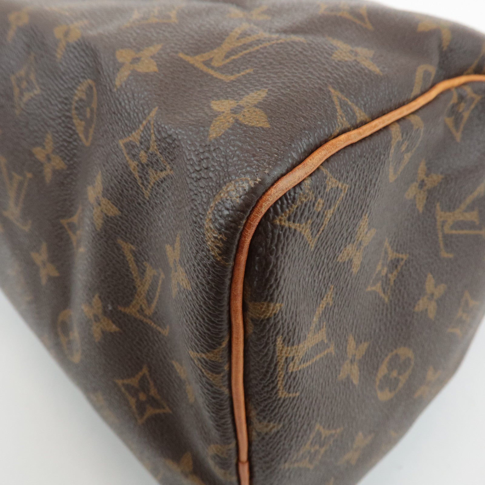 Louis Vuitton Monogram Speedy 30 Hand Bag Boston Bag M41526 Used