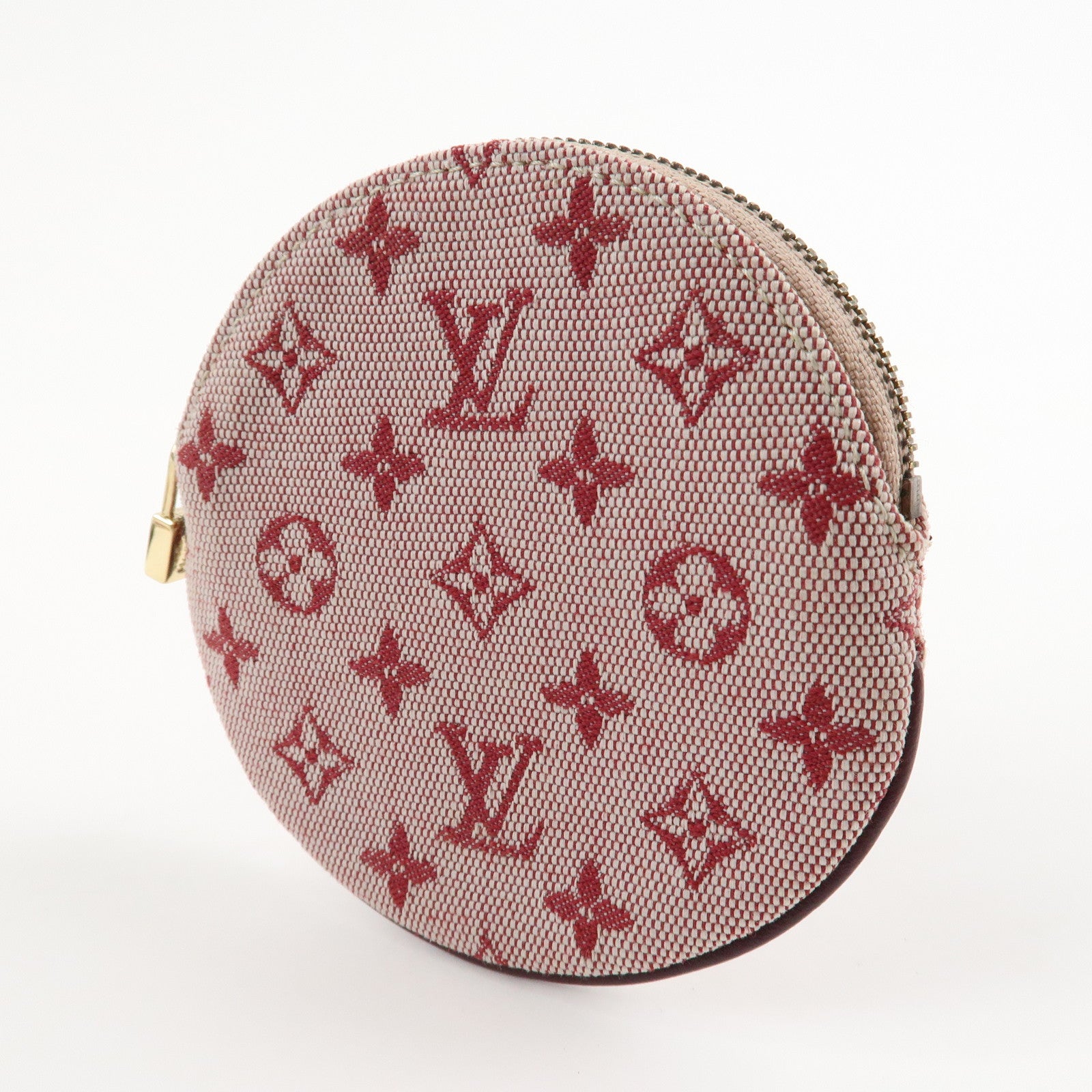 Louis Vuitton Monogram Mini Set of 2 Porte Monnaie Round Coin Case Used