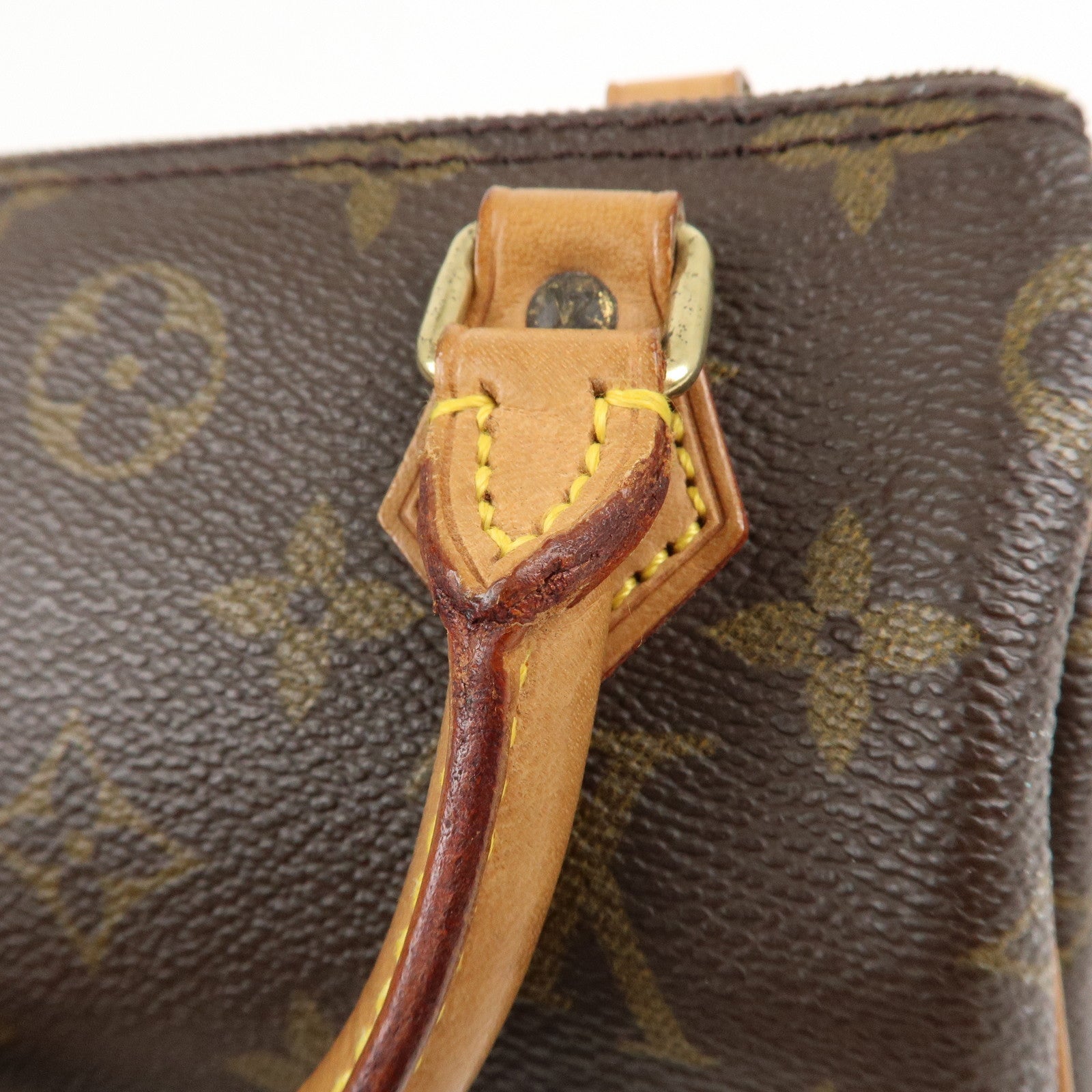 Louis Vuitton Monogram Mini Speedy Hand Bag Brown M41534