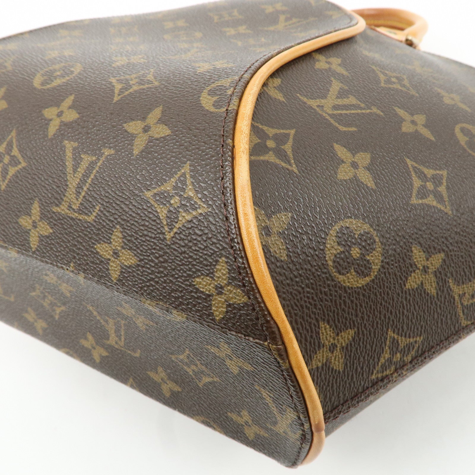 Louis Vuitton Monogram Ellipse MM Hand Bag Brown M51126 Used