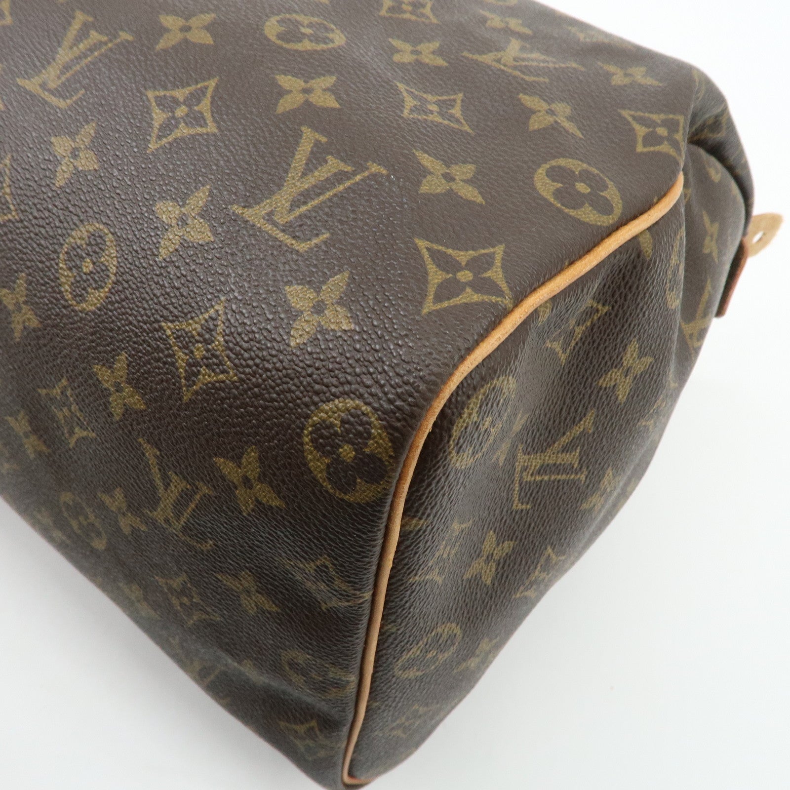 Louis Vuitton Monogram Speedy 40 Hand Bag Boston Bag M41522 Used