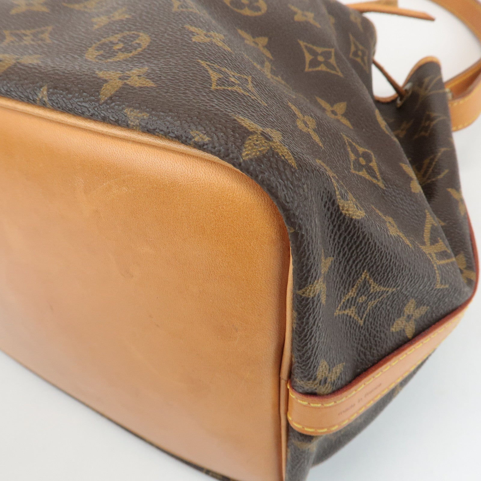 Louis Vuitton Monogram Petit Noe Shoulder Bag Brown M42226 Used