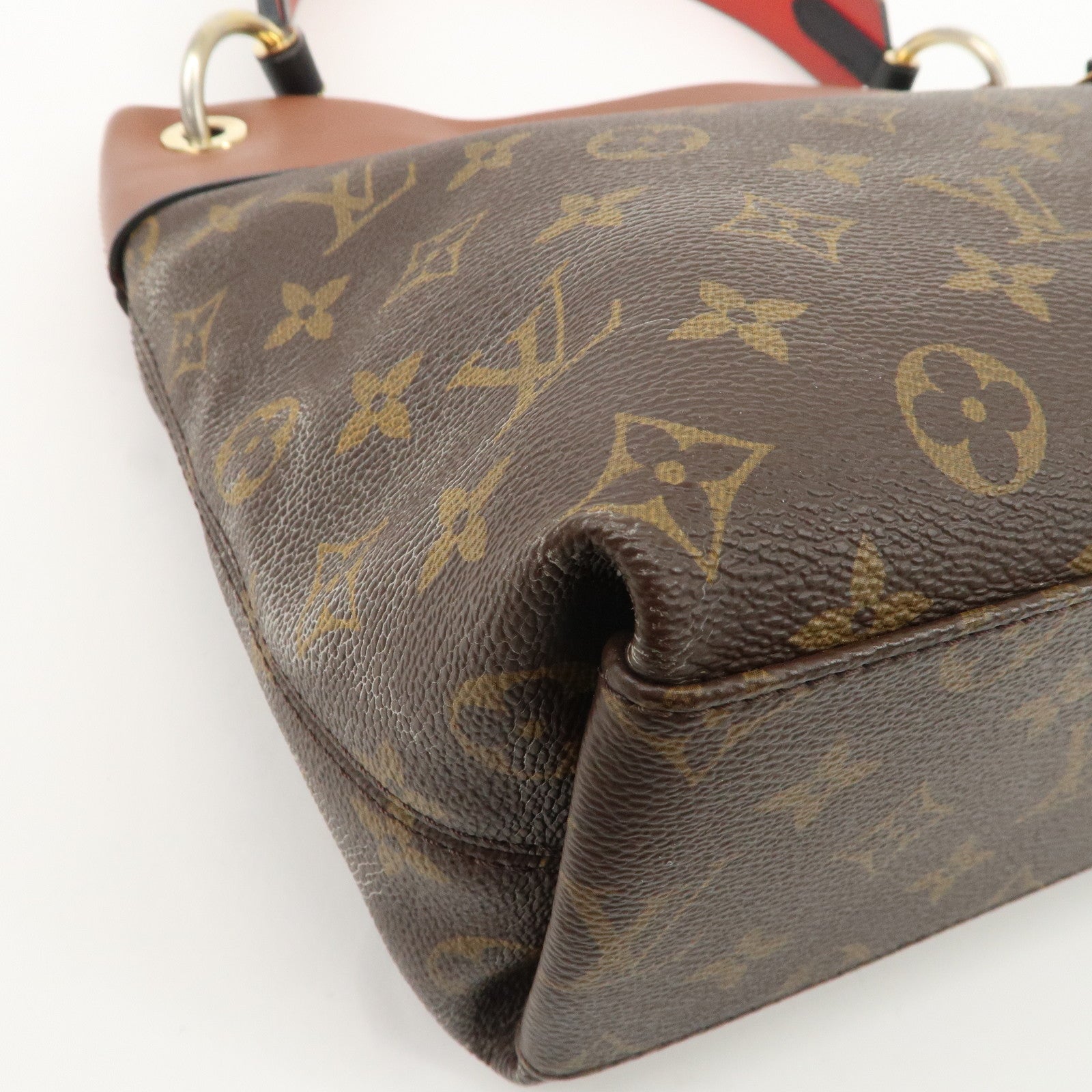 Louis Vuitton Monogram Tuileries Besace 2Way Bag Brown M43157 Used