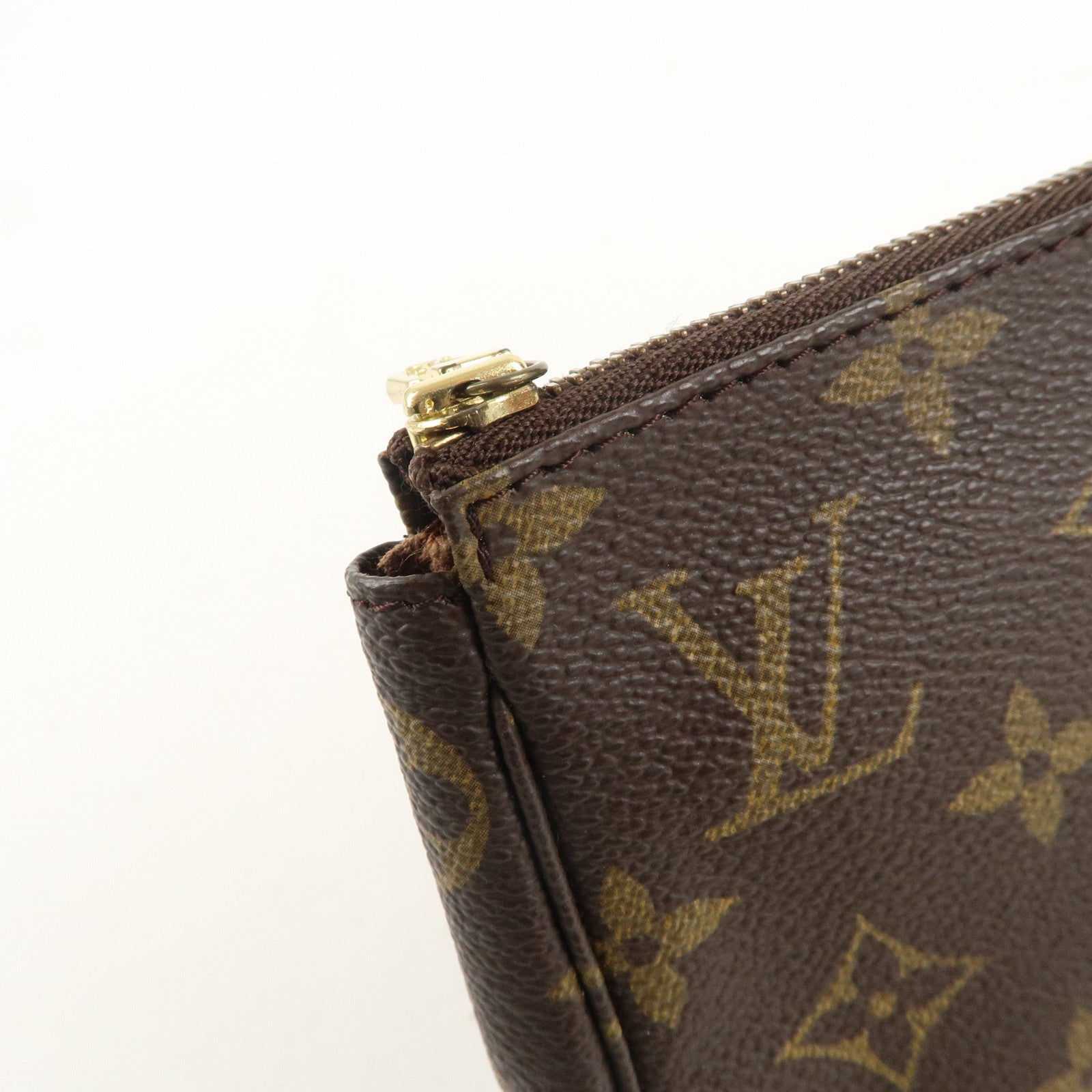 Louis Vuitton Monogram Pochette Accessoir Hand Bag Brown M51980