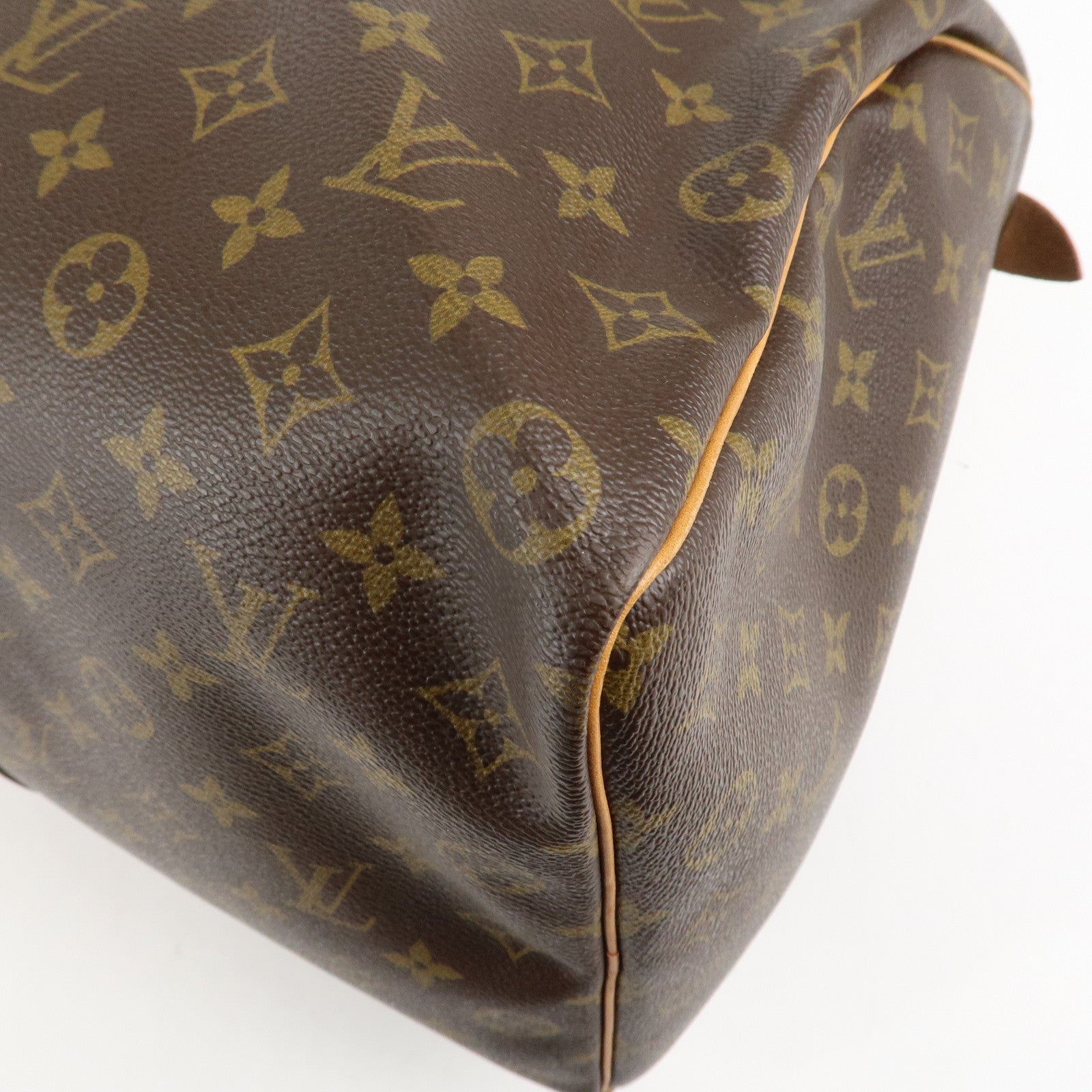 Louis Vuitton Monogram Keep All 50 Boston Bag Brown M41426 Used