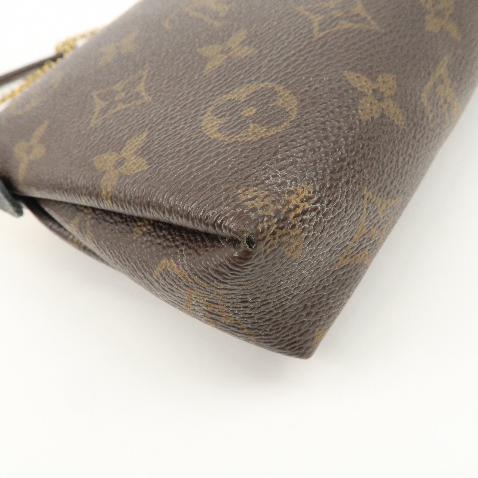 Louis Vuitton Monogram Pallas Clutch 2Way Shoulder Bag Noir M41639