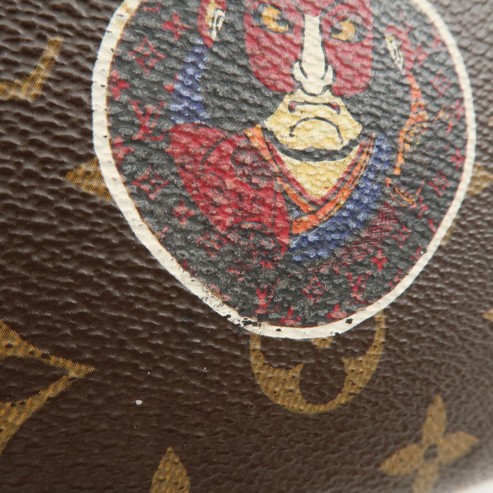 Louis Vuitton Zippy Wallet Kansai Yamamoto Kabuki Daruma M67249 Used