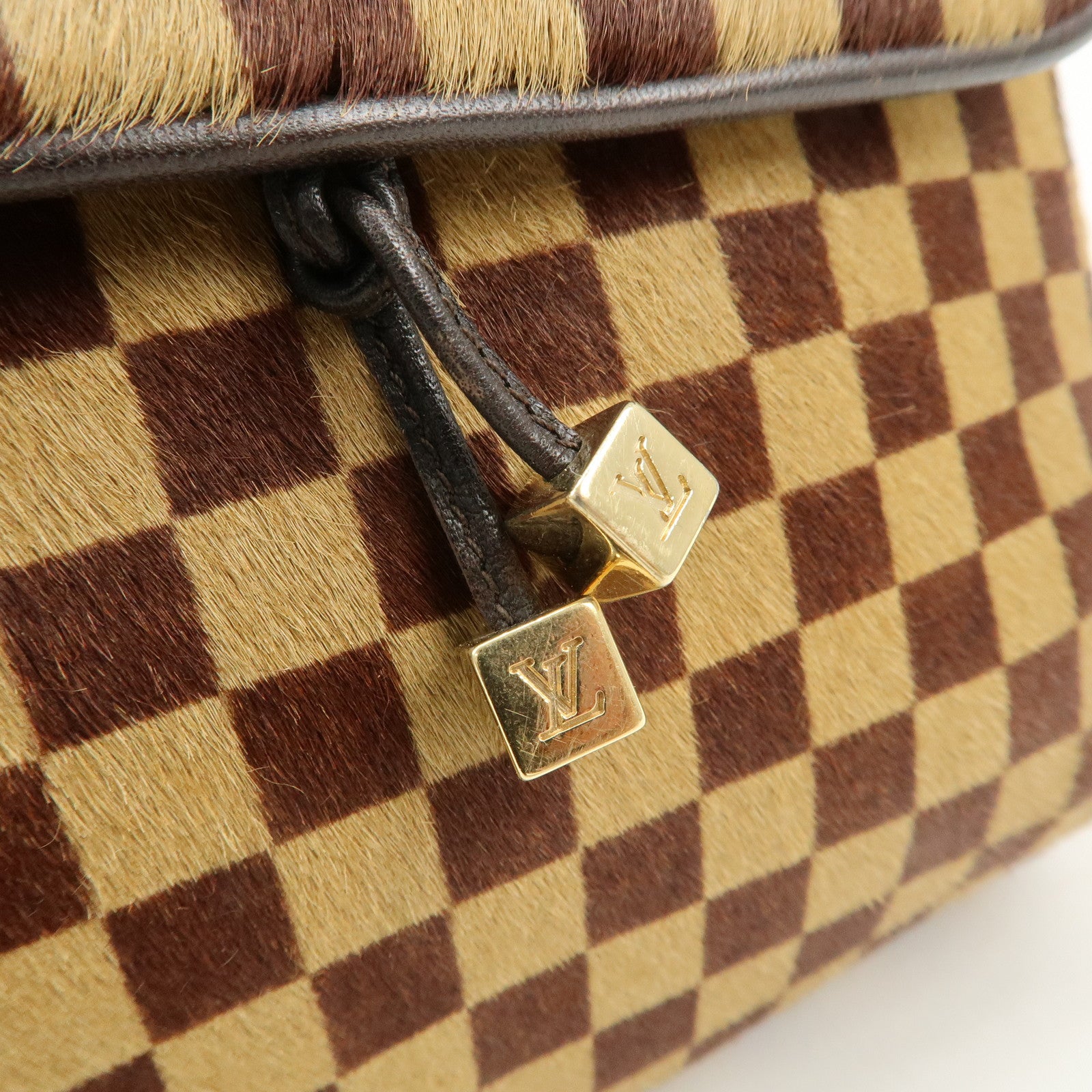 Louis Vuitton Damier Sauvage Gazelle Beige Shoulder Bag M92130