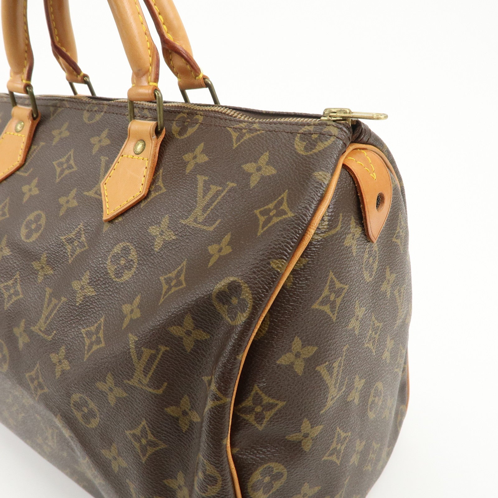 Louis Vuitton Monogram Speedy 35 Hand Bag Boston Bag M41524