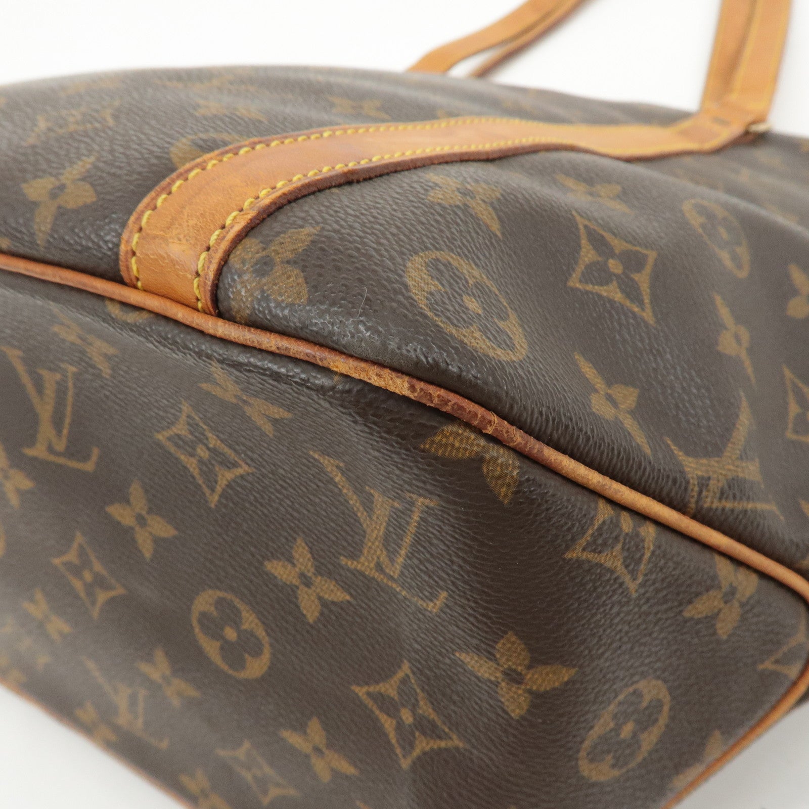 Louis Vuitton Monogram Sac Shopping Shoulder Bag M51108 Used