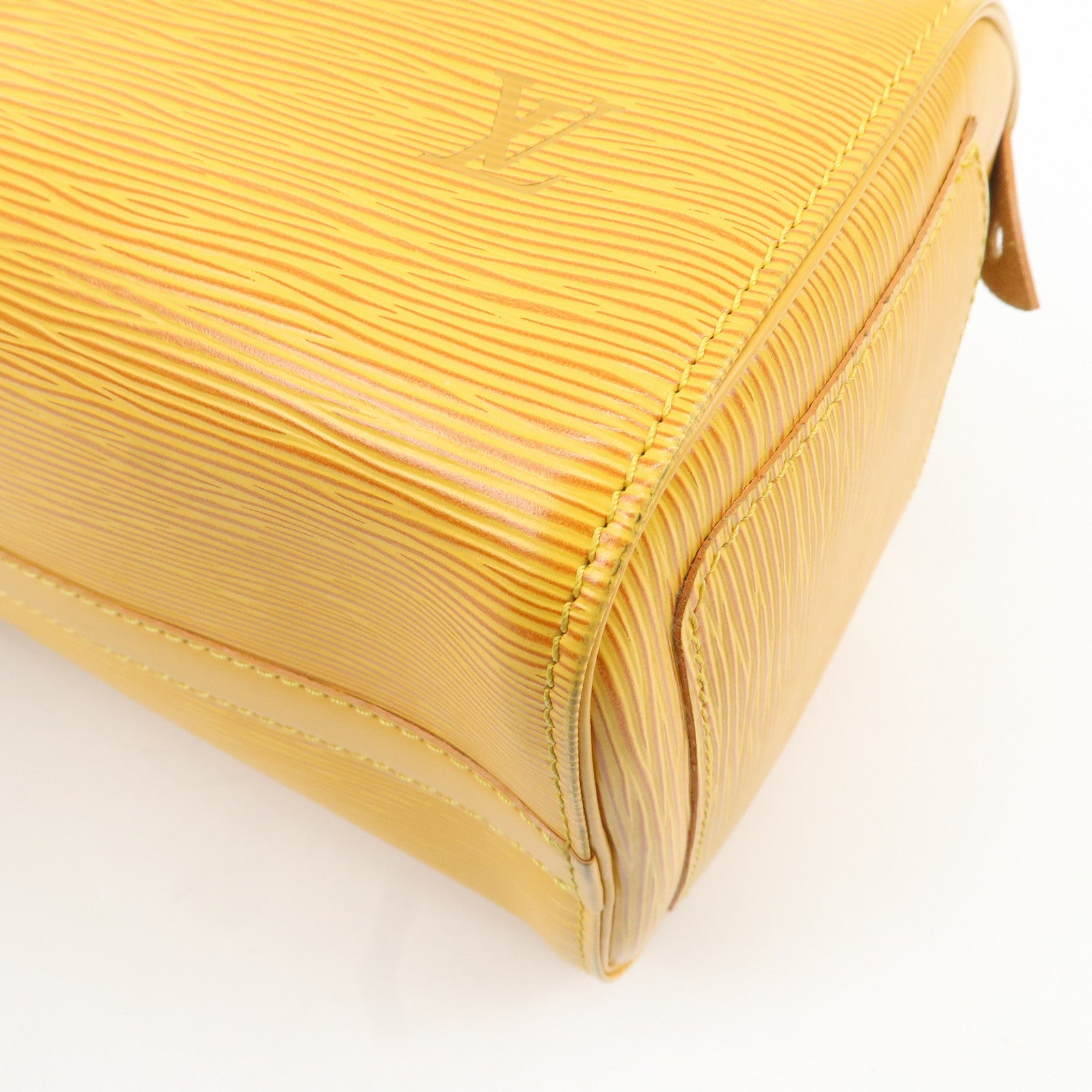 Louis Vuitton Epi Speedy 25 Boston Bag Hand Bag Yellow M43019 Used