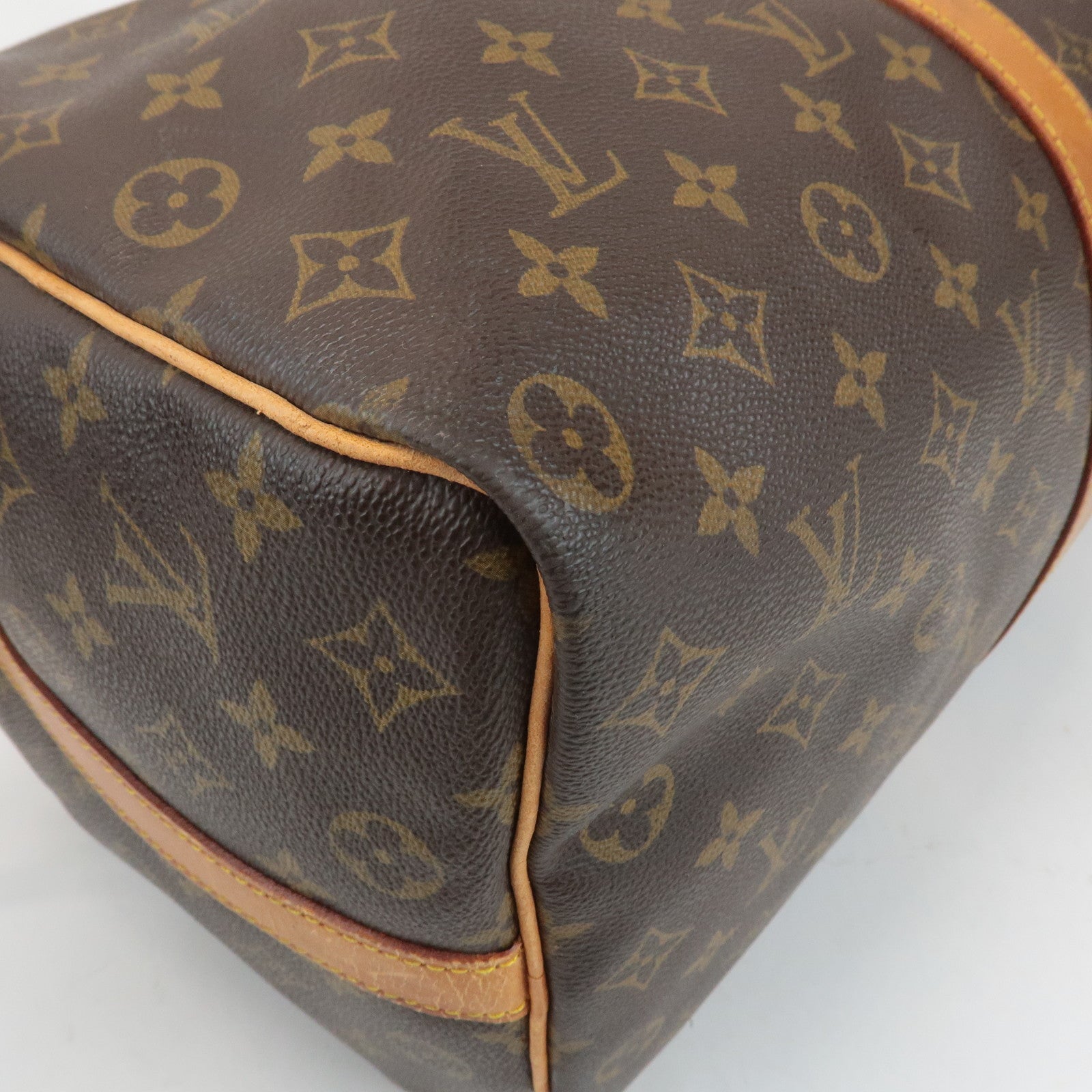 Louis Vuitton Monogram Keep All Bandouliere 50 Boston Bag M41416 Used