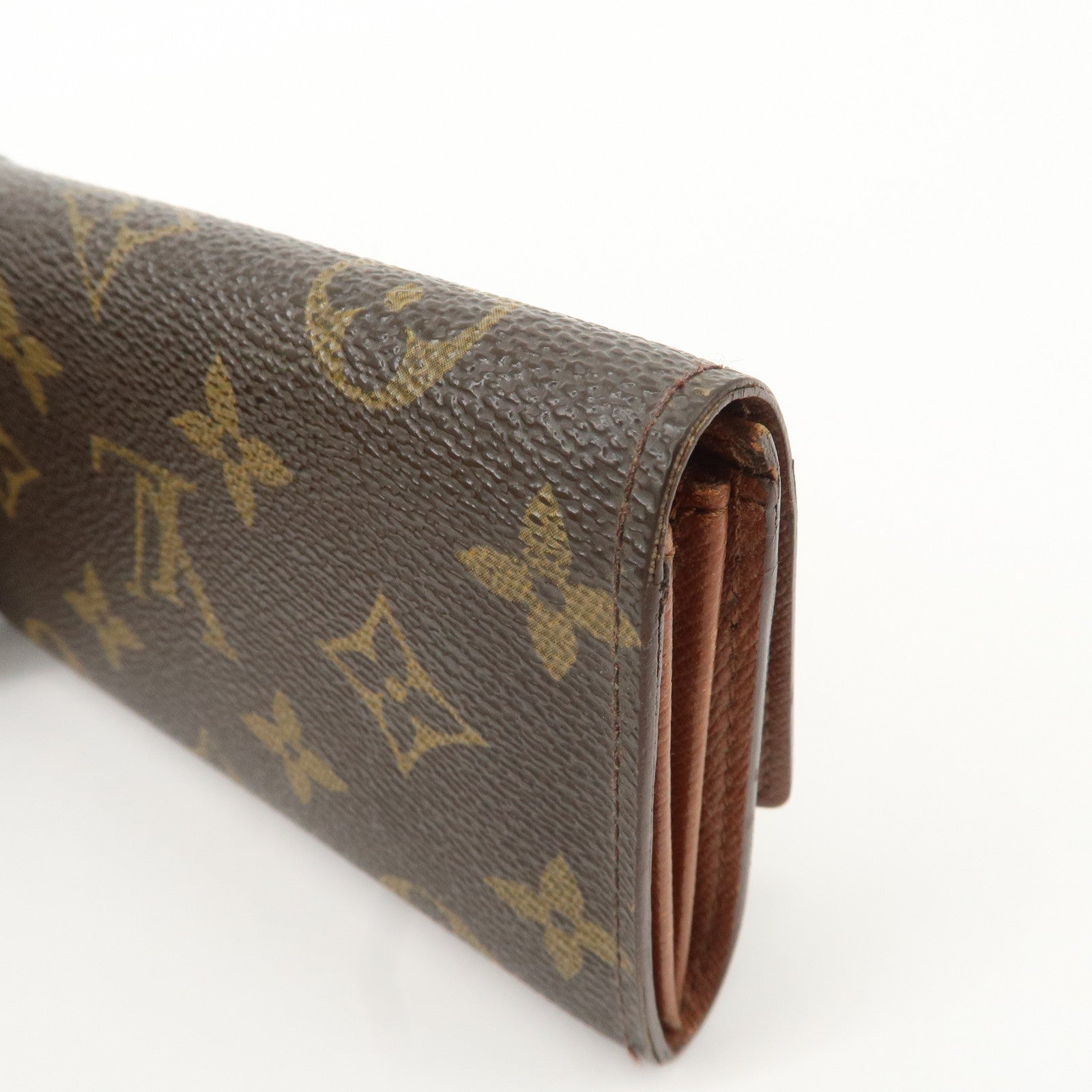 Louis Vuitton Monogram Porte Monnaie Zip Bifold Wallet M61735