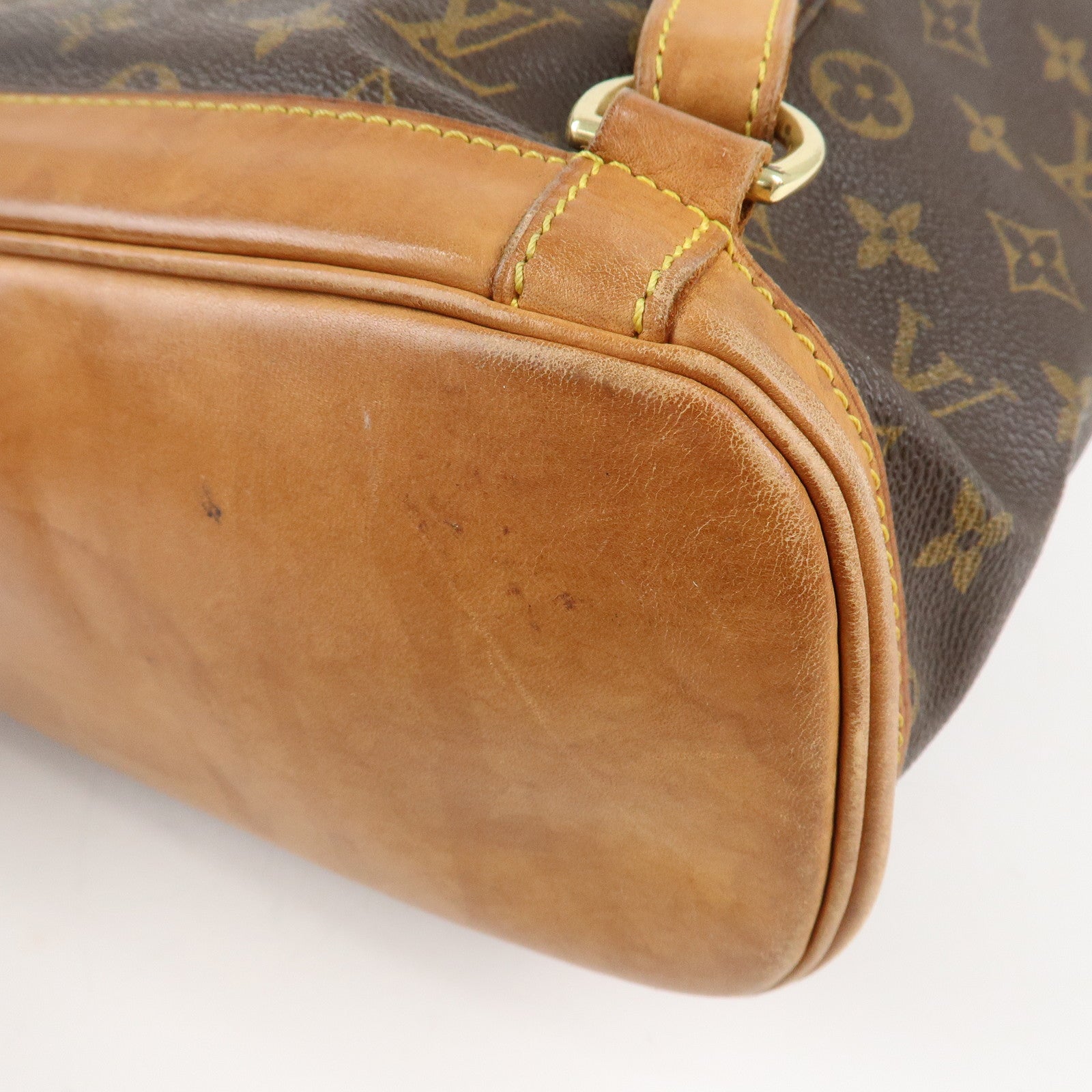 Louis Vuitton Monogram Montsouris GM Back Pack Brown M51135 Used