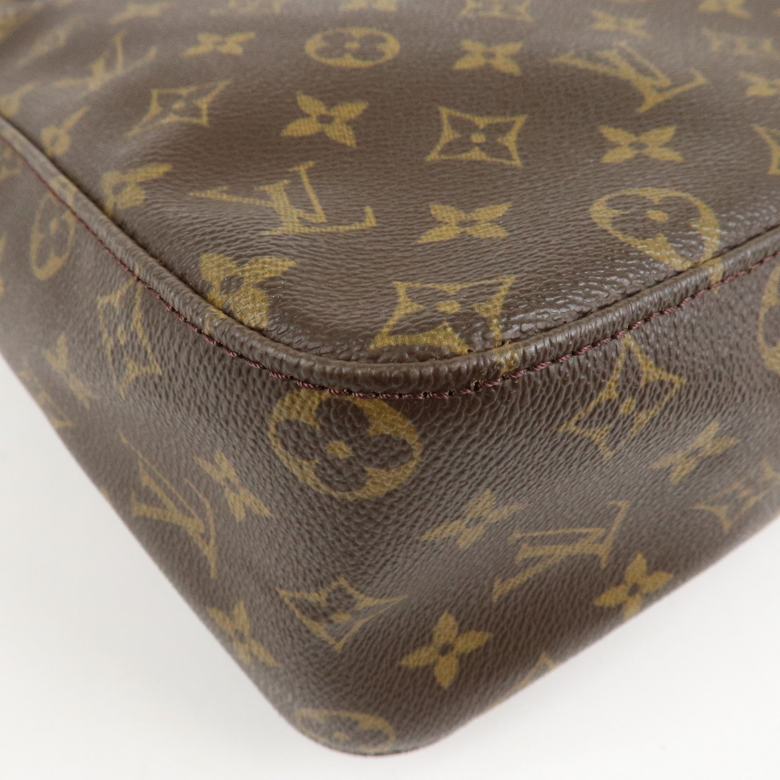 Louis Vuitton Monogram Looping GM Shoulder Bag Brown M51145 Used