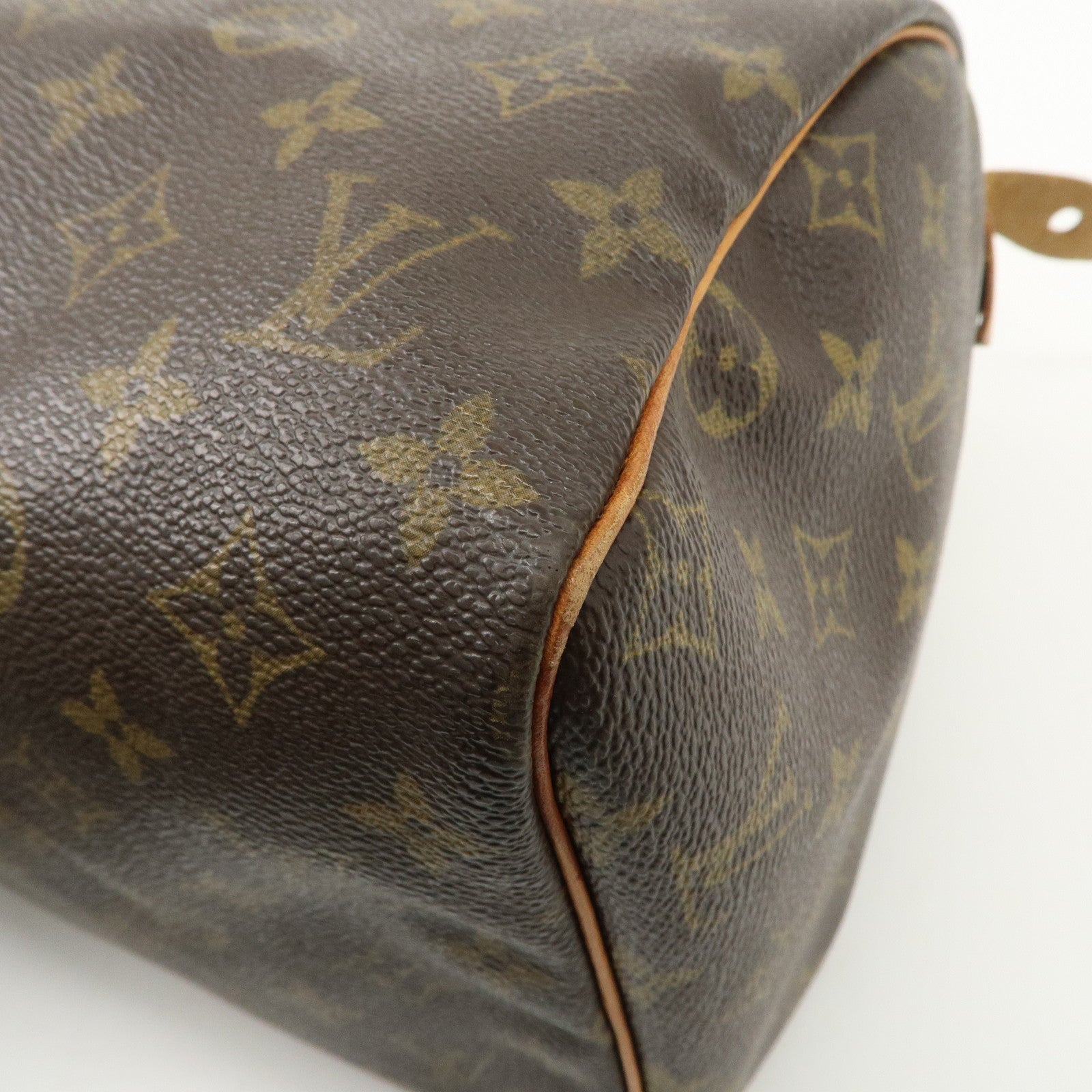 Louis Vuitton Monogram Speedy 30 Hand Bag Boston Bag M41526 Used