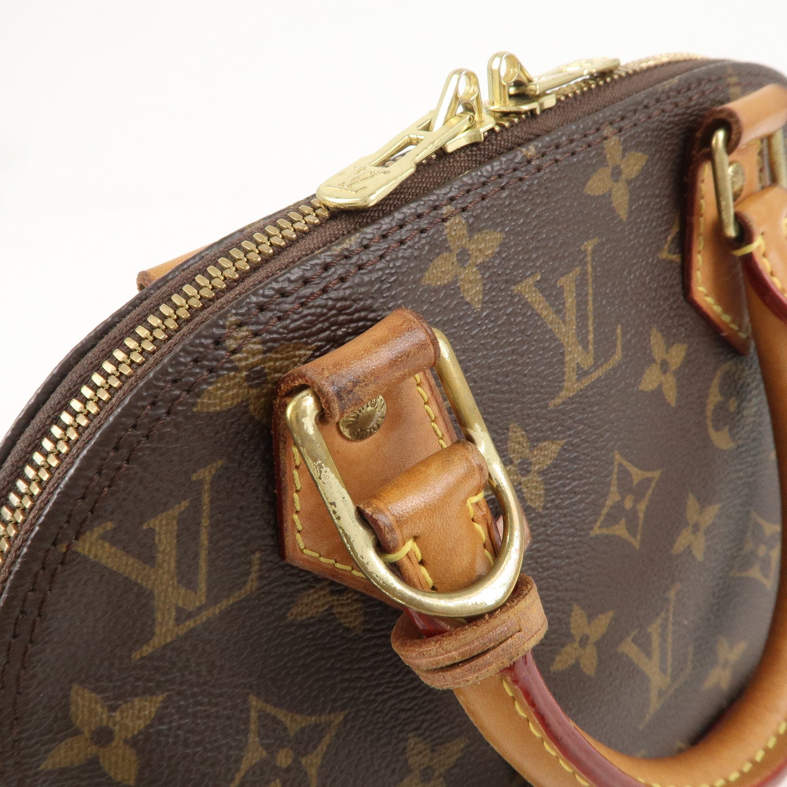 Louis Vuitton Monogram Alma BB 2 Way Hand Bag M53152