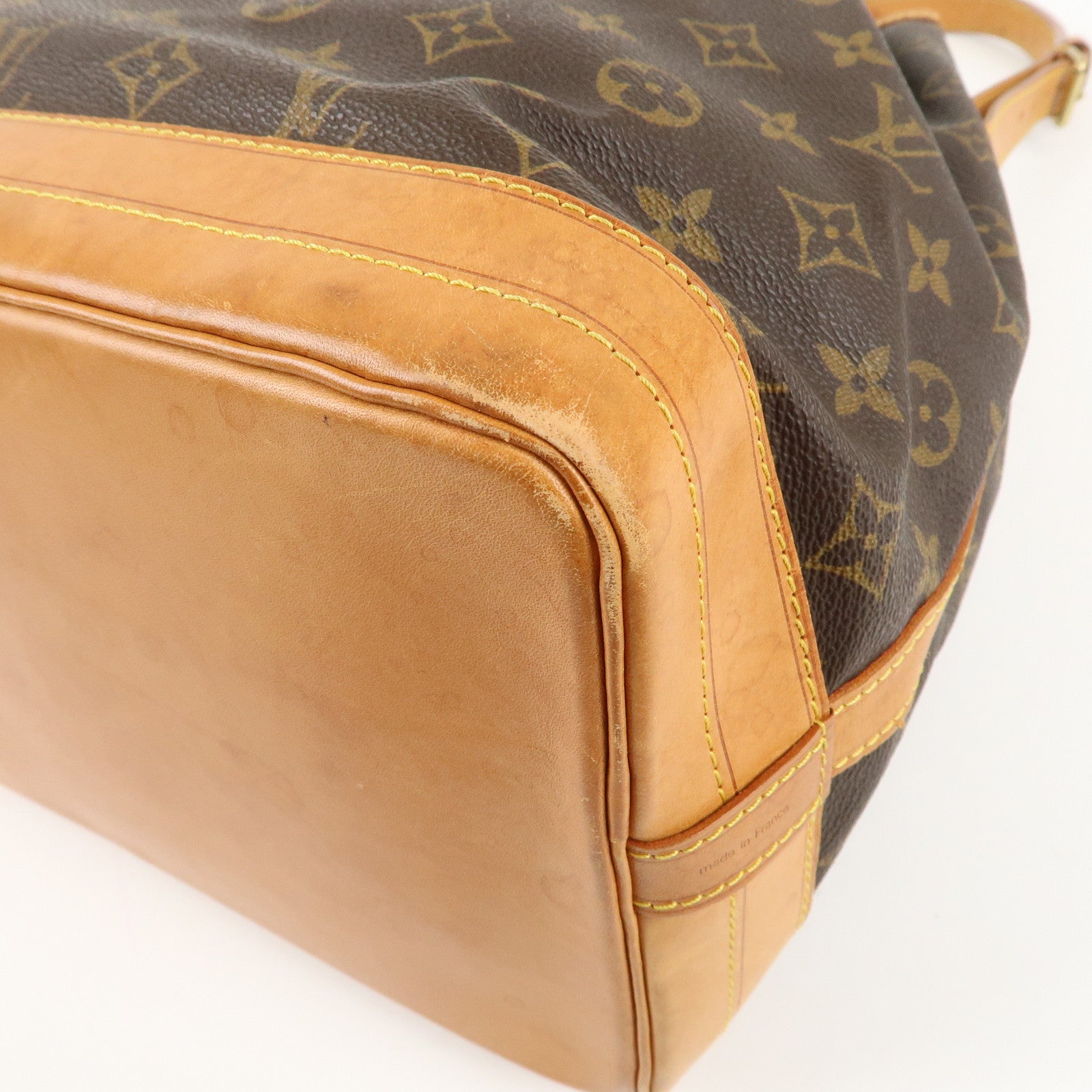 Louis Vuitton Monogram Noe Shoulder Bag Brown M42224